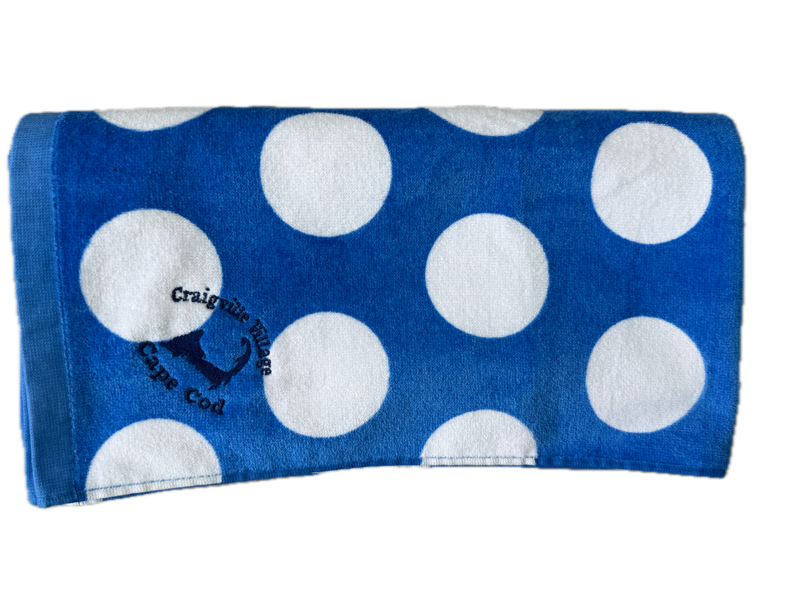 Beach Towel with Craigville Logo embroidered