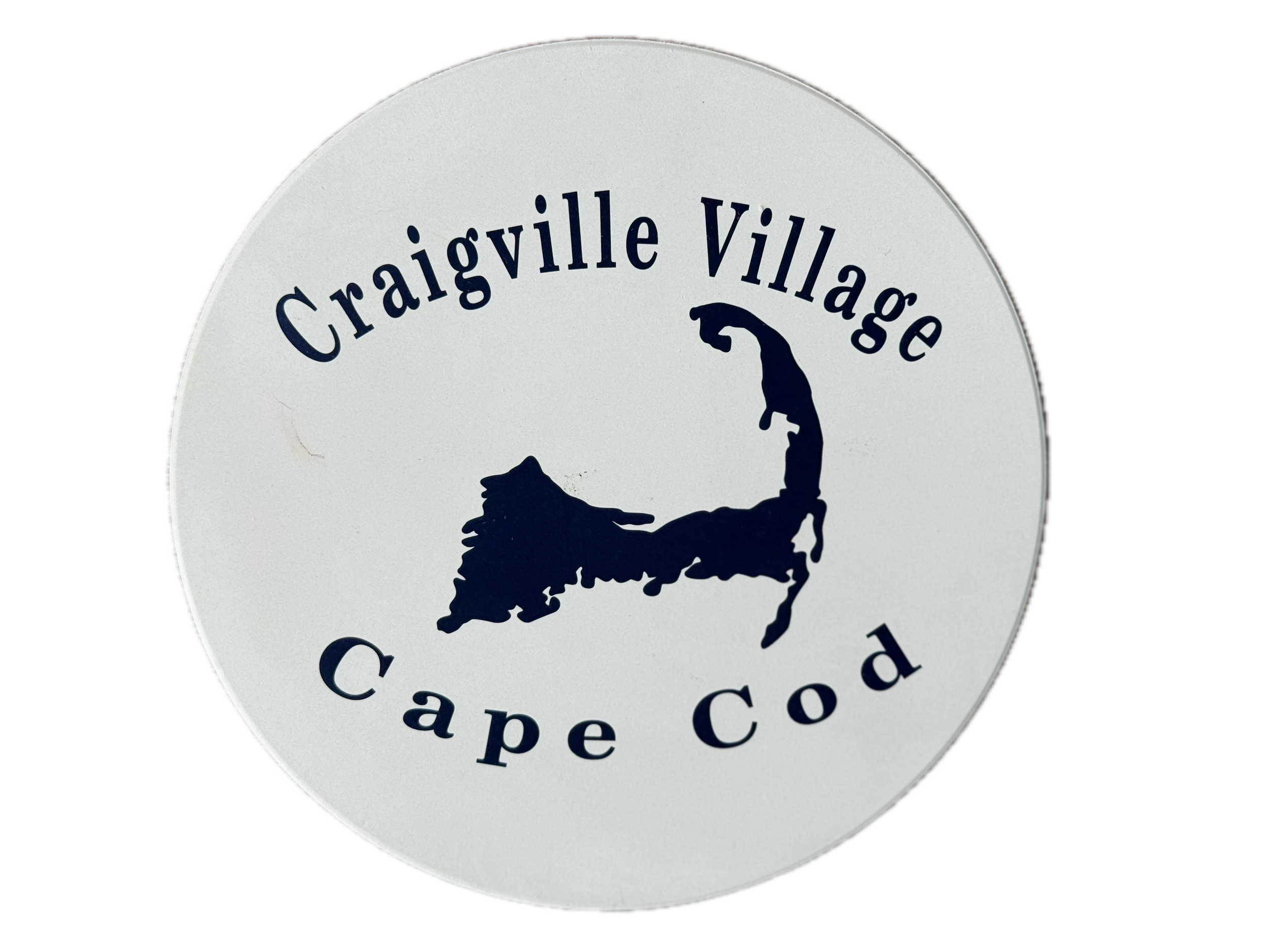 Trivet with Craigville Village logo screen printed