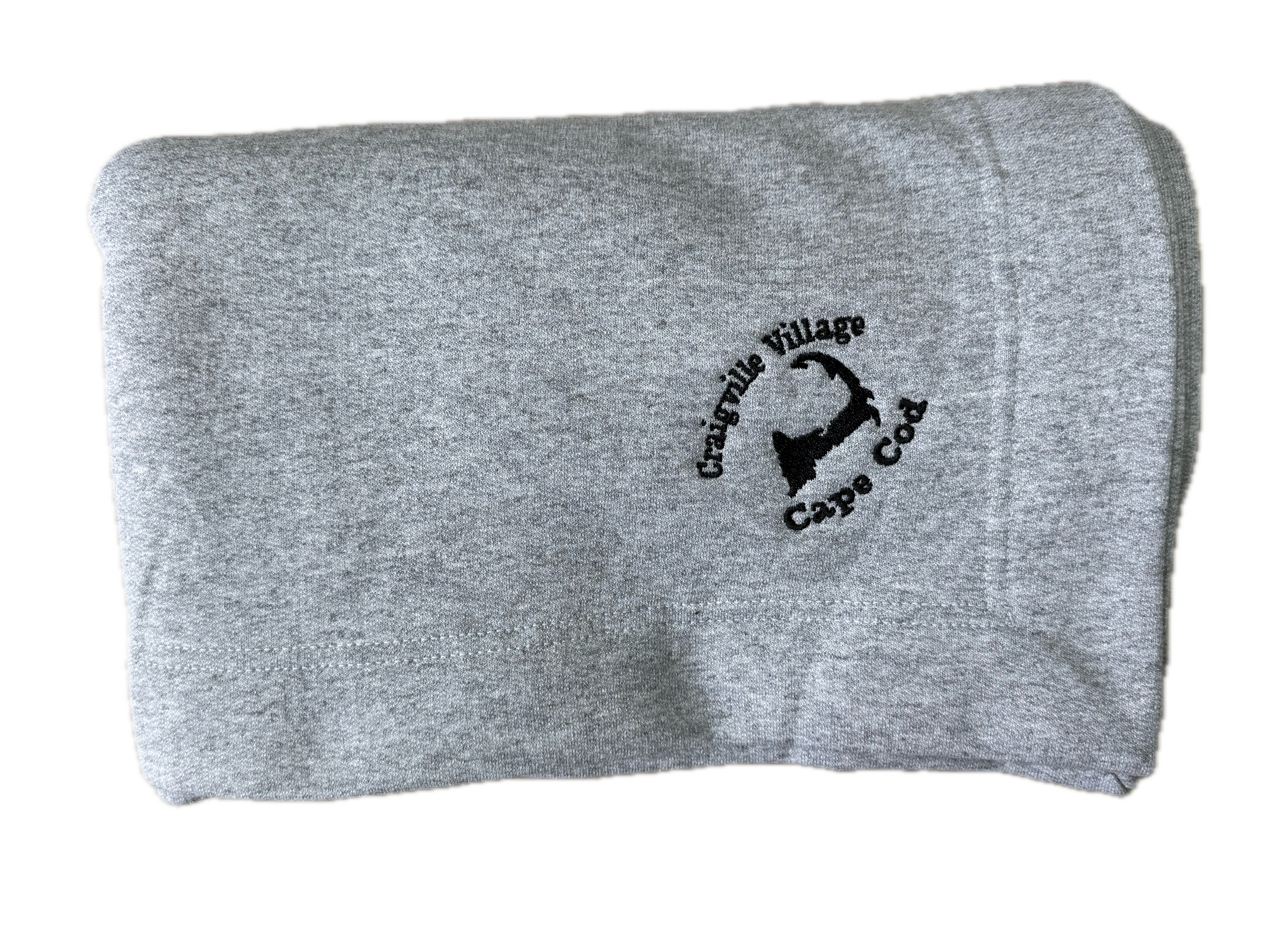 Stadium Blanket with Craigville Village logo embroidered