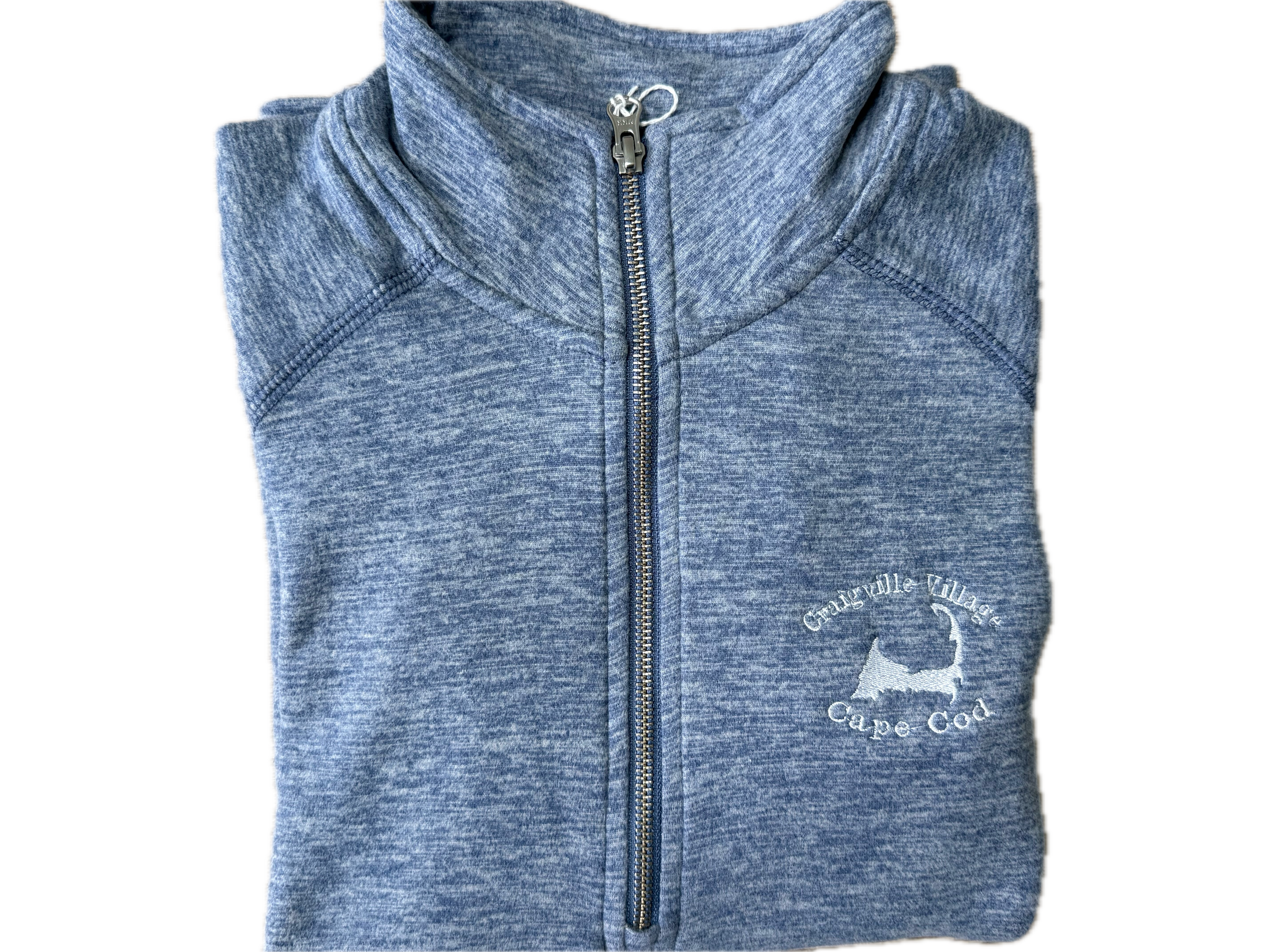 1/4 Zip Pullover - Ladies Light Blue