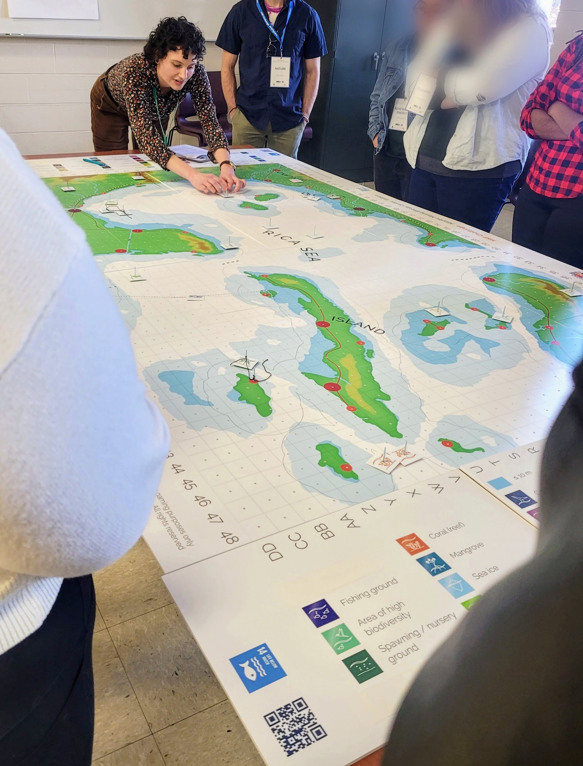 Jillian Eller facilitating