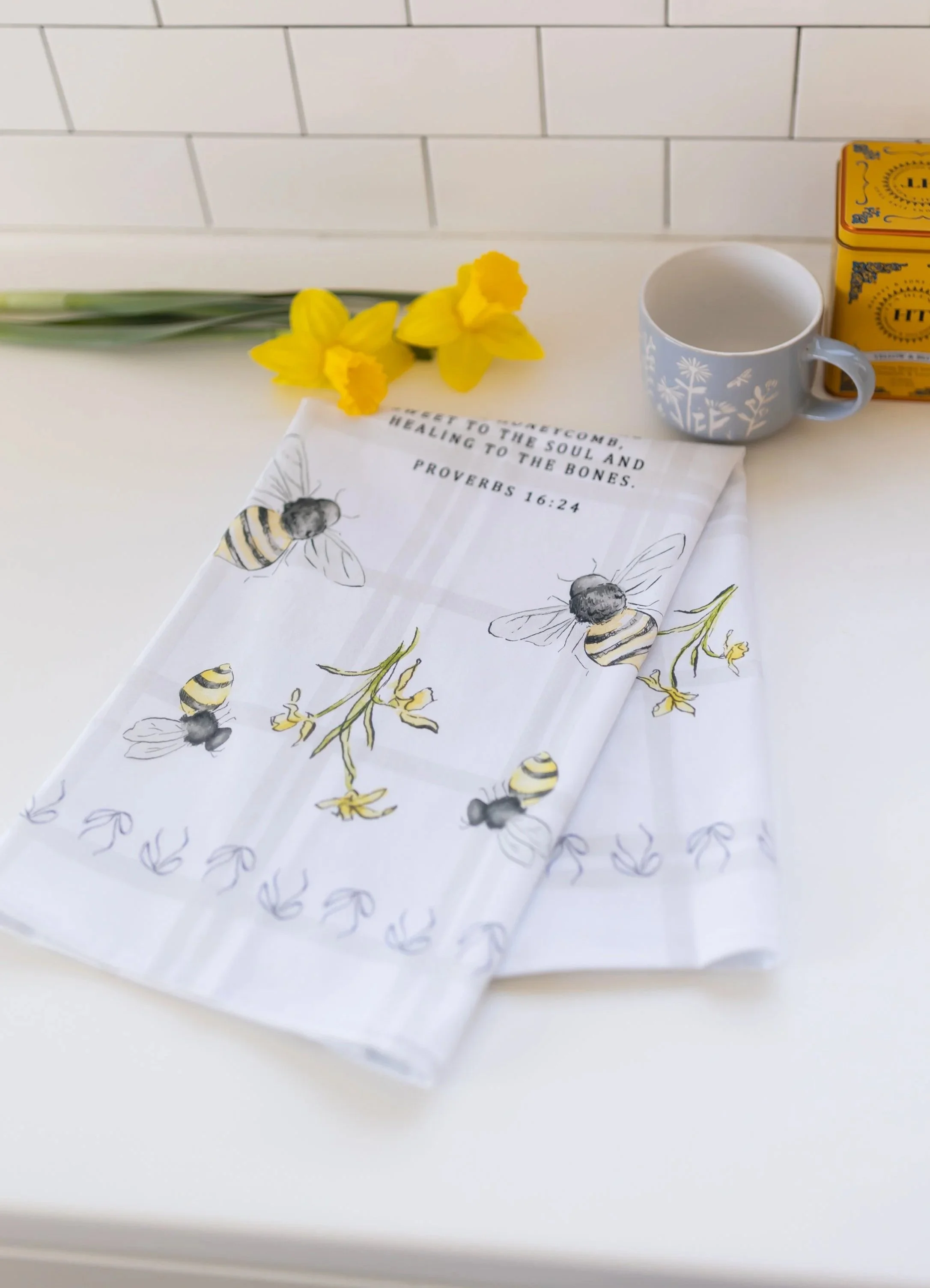 Pleasant Words Tea Towel