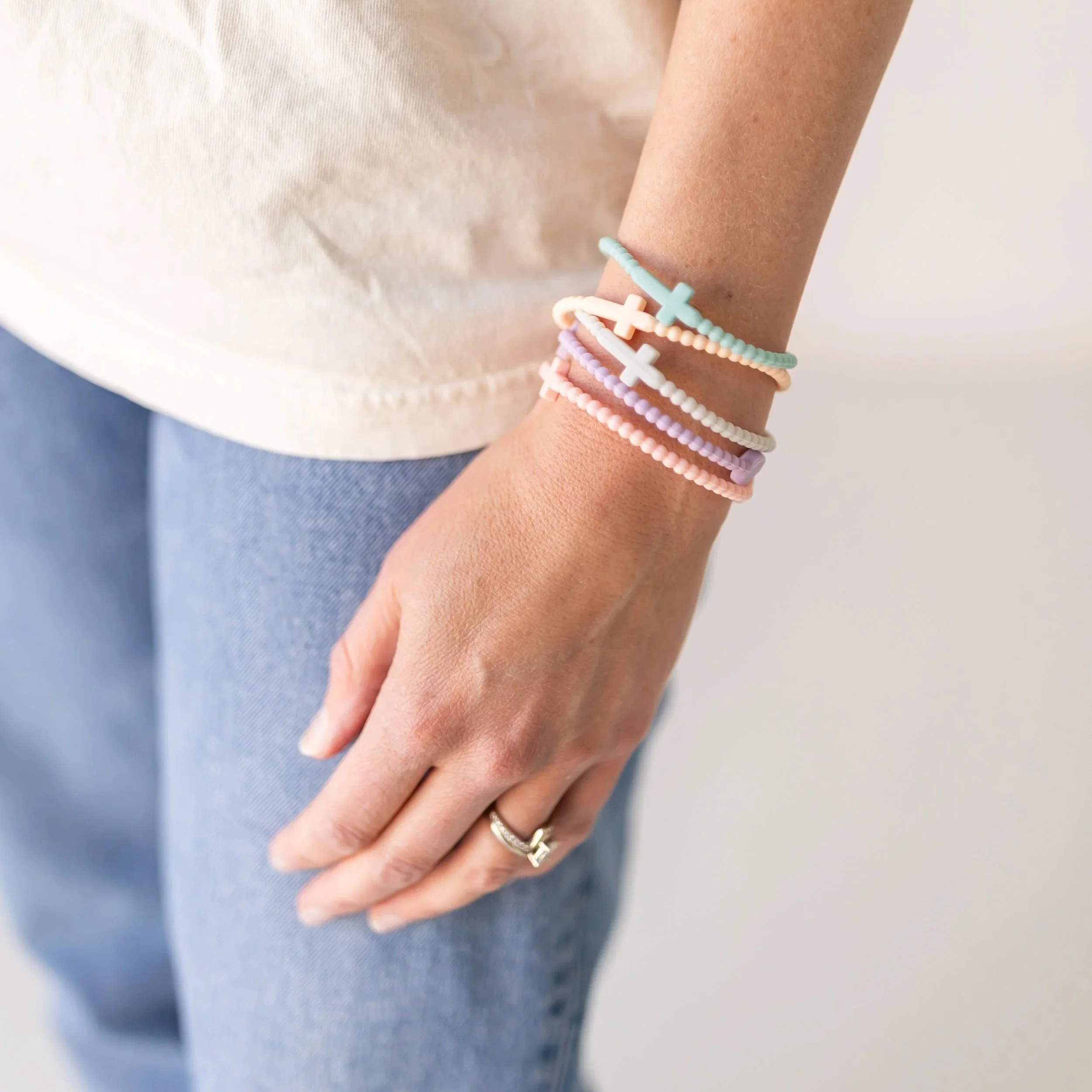 Faith Bracelets - Multicolor Packs of 5