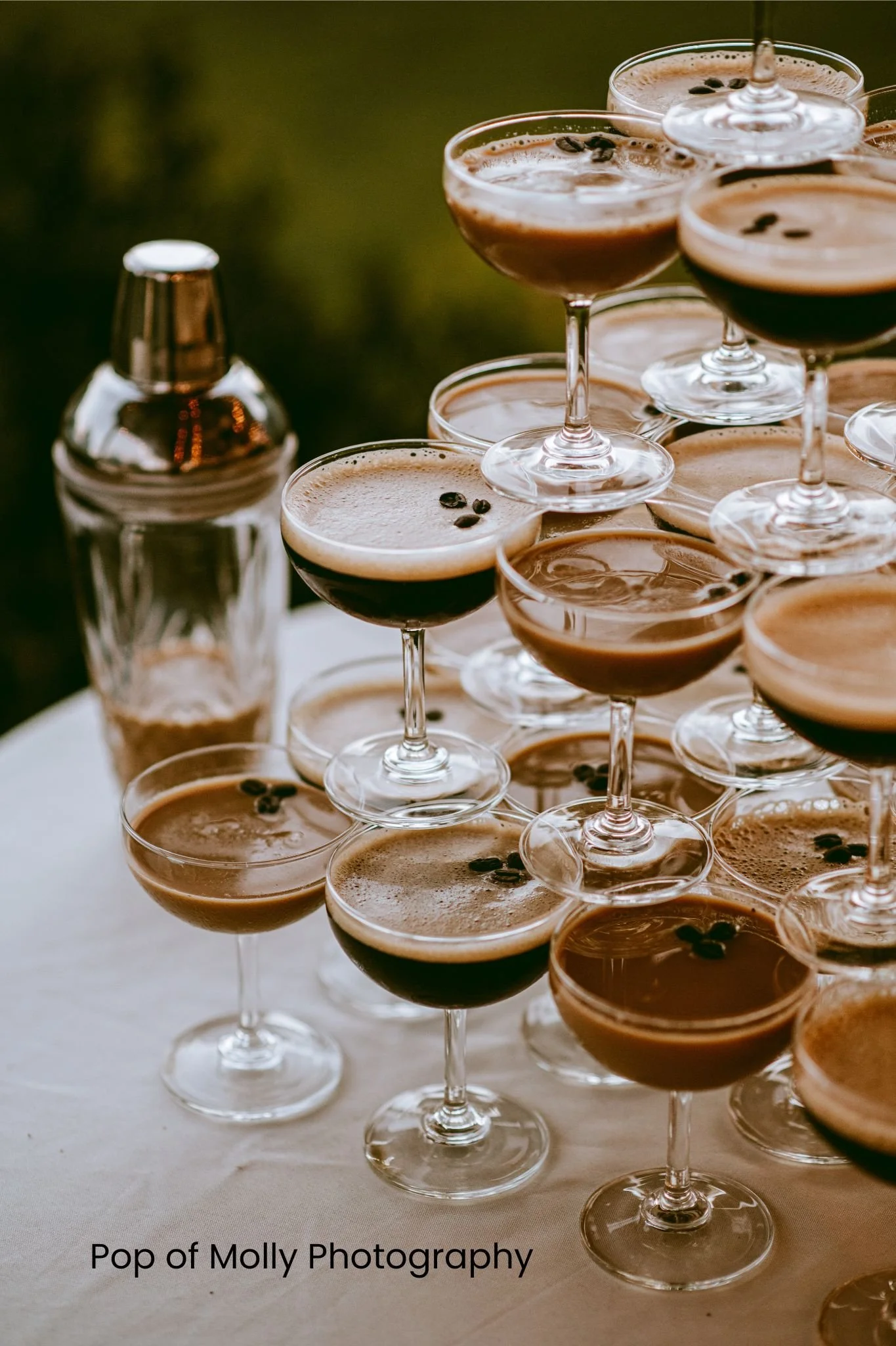 espresso martini Tower by Pop of Molly Photography