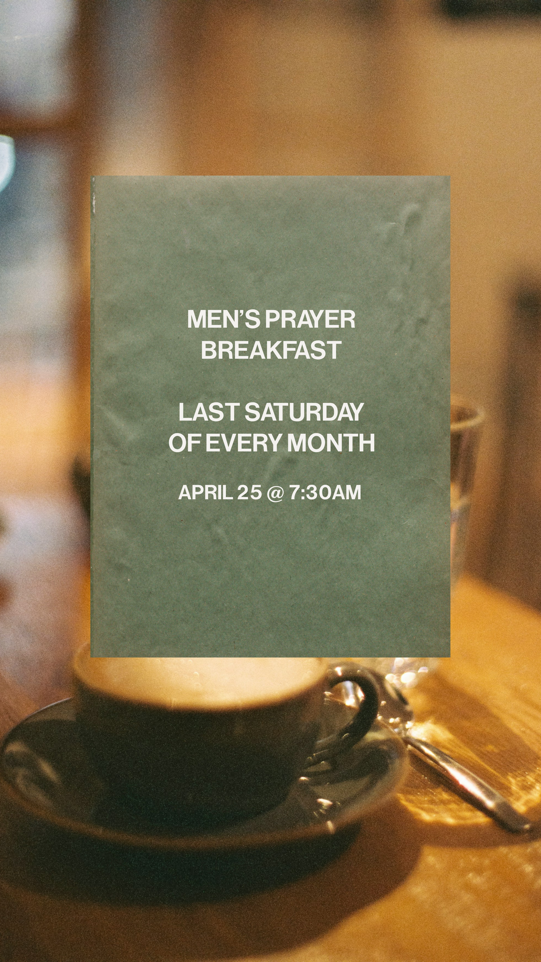 Men’s Prayer Breakfast