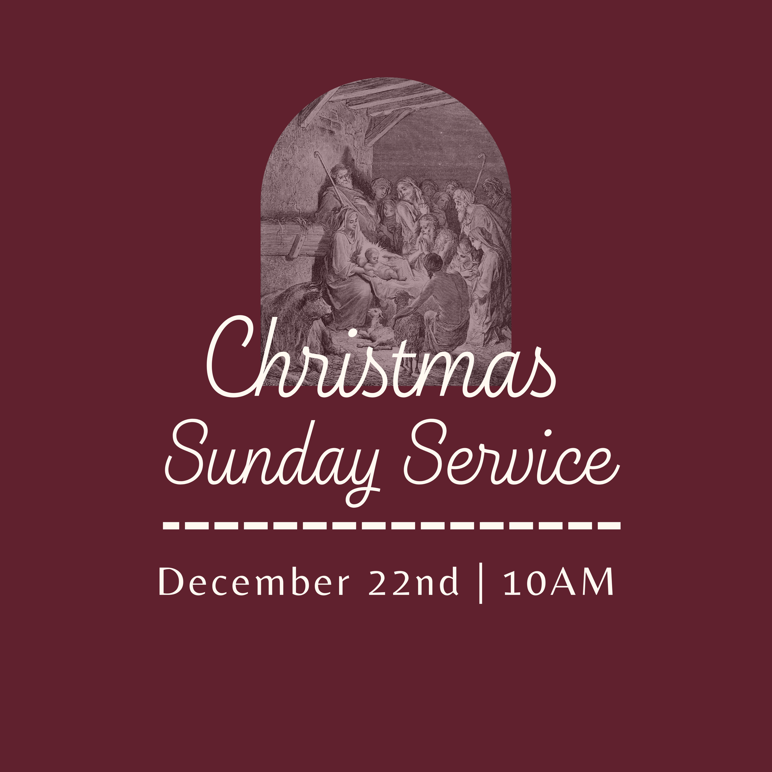 Celebrate the birth of our Savior with a joyful and uplifting Christmas service. This is a perfect opportunity to bring your friends and family to hear the message of Jesus’ love and the hope of the season.