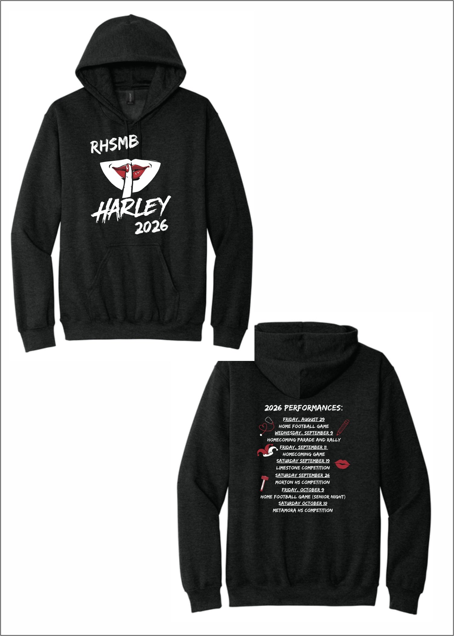 Performance Schedule Hoodie
