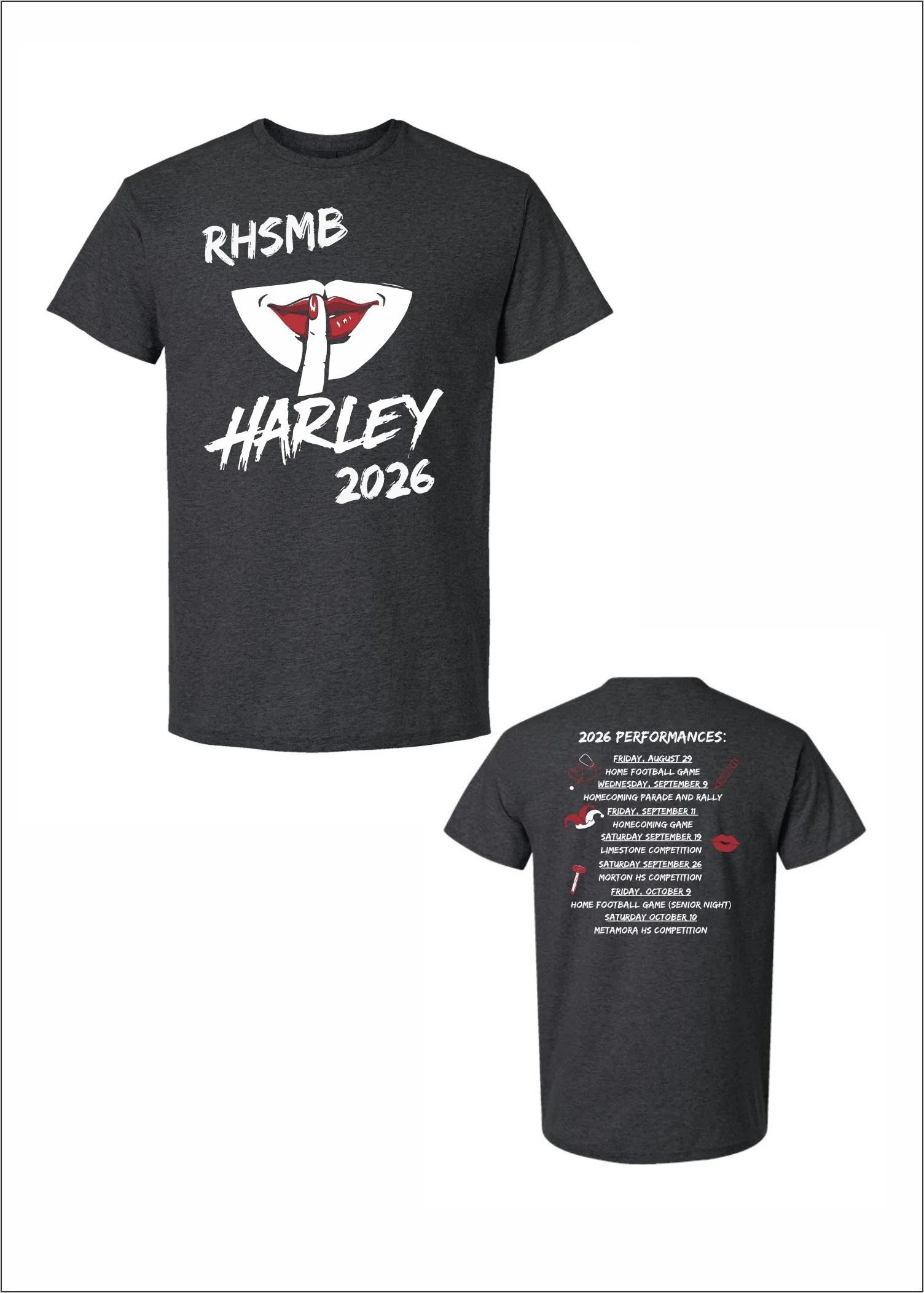 Performance Schedule Tshirt