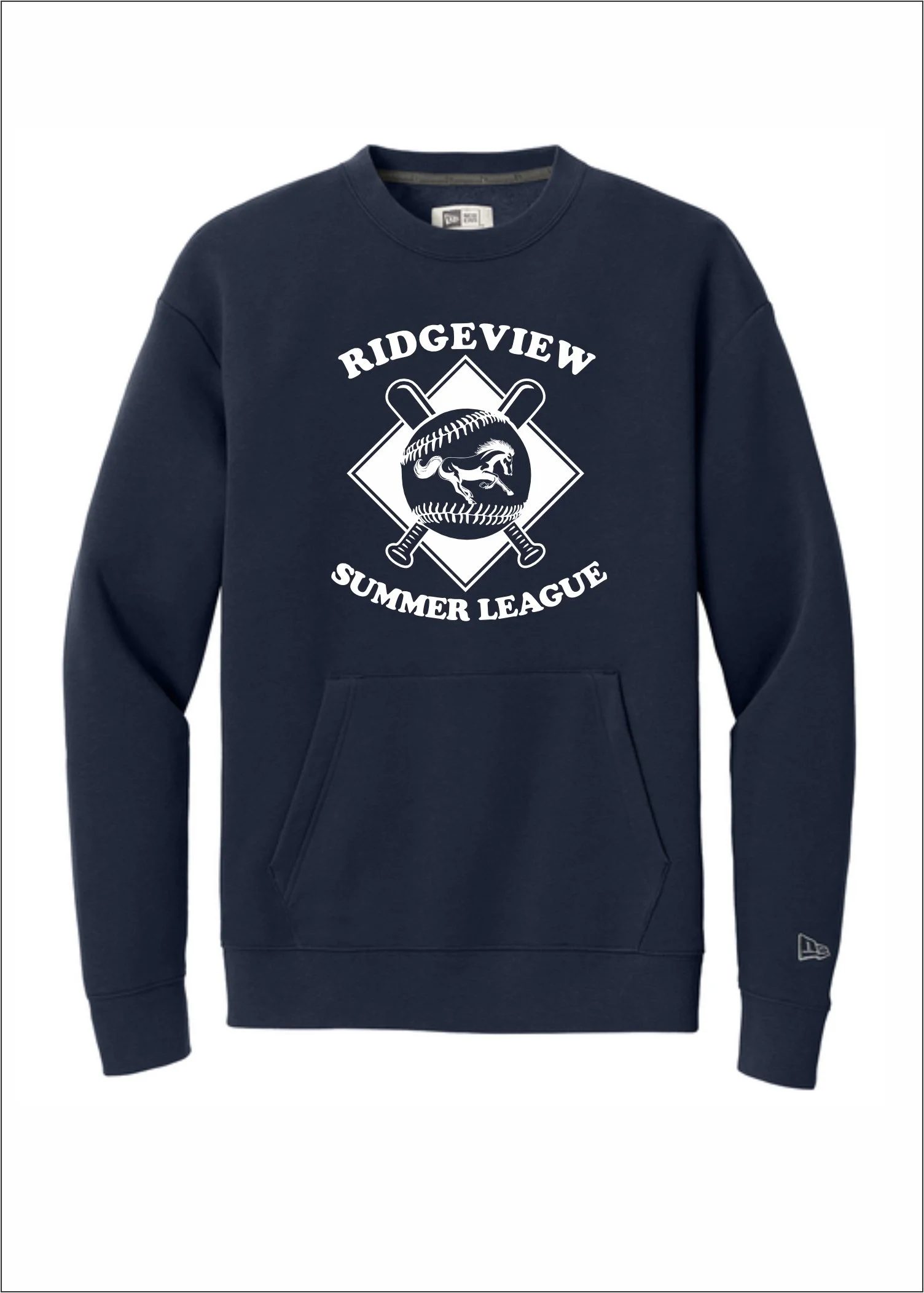 New Era Heritage Fleece Pocket Crewneck