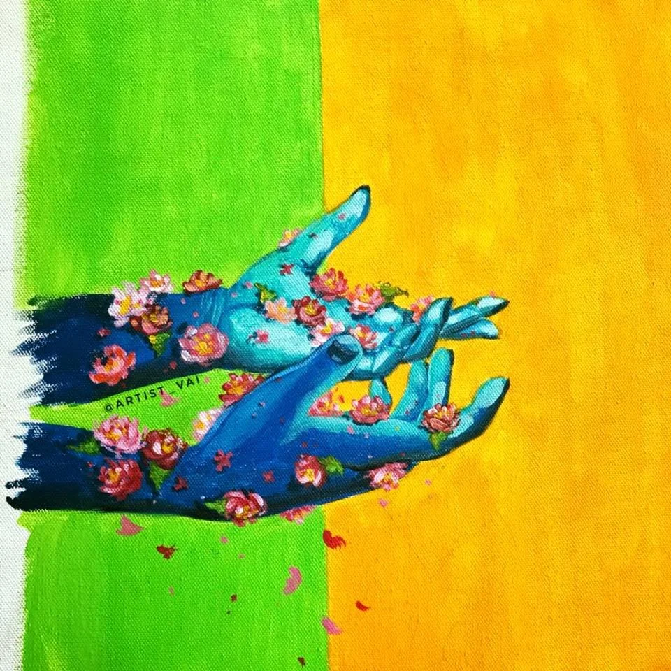 Blessings, 2016
Acrylic on Canvas
9" x 9"