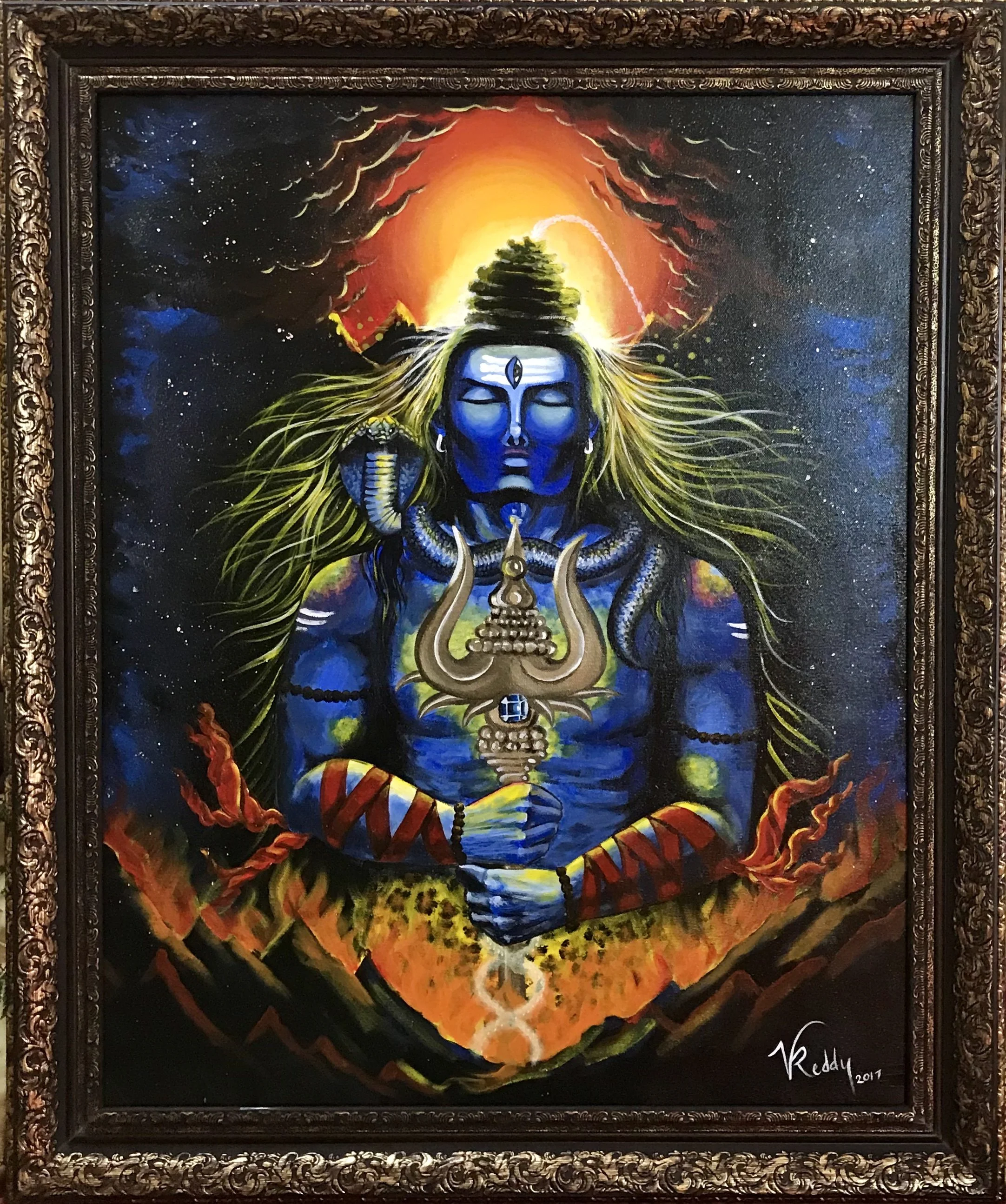 Shivoham, 2017
Acrylic on canvas
36 x 24"