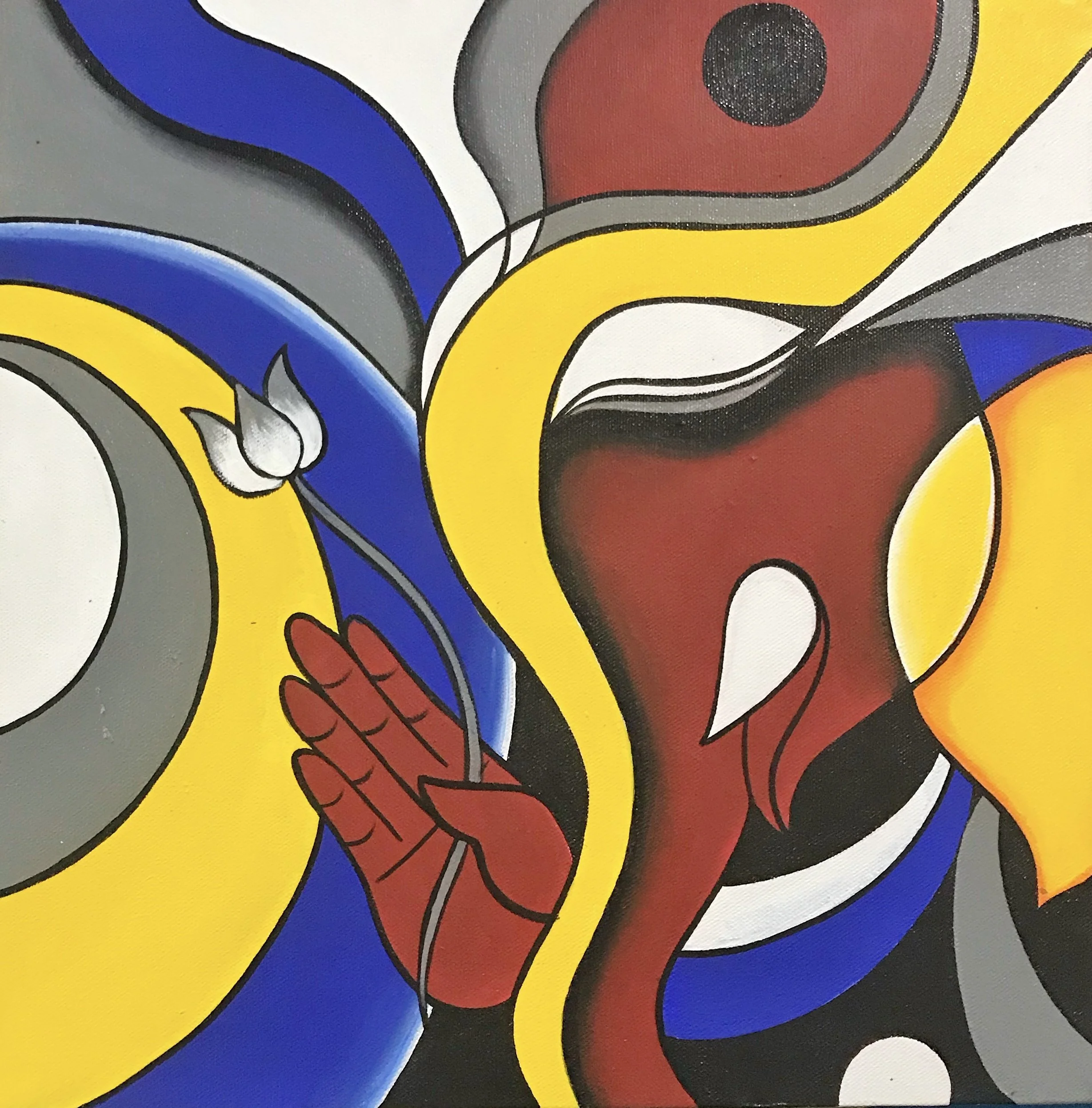 Ganesha, 2015
Oil on Canvas
8 x 8"