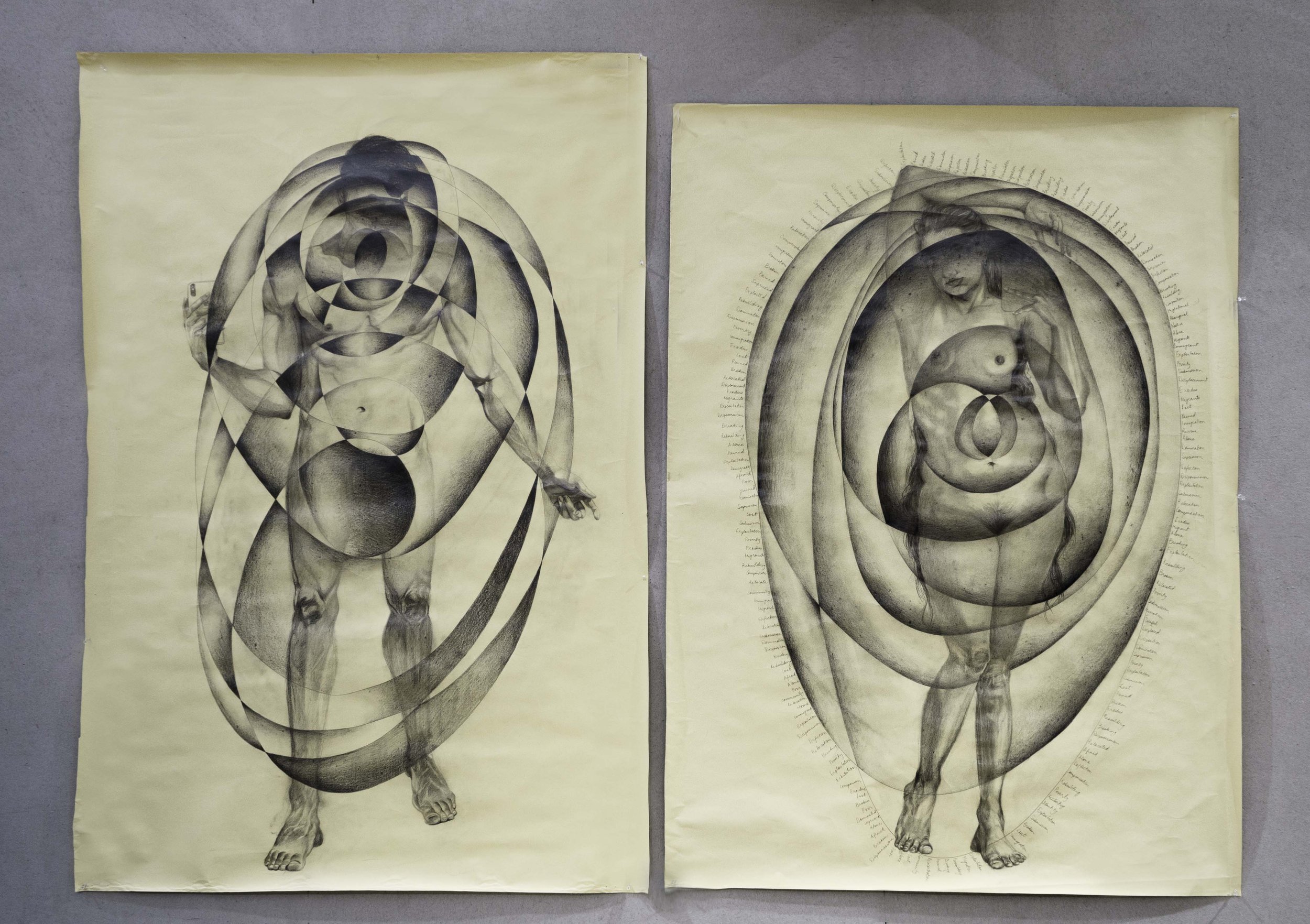 Sarrphirre (Crazy in Love), 2021
Graphite on archival paper
6ft x 8 ft