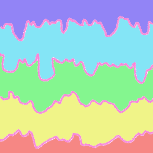 Rainbow drip, 2019
GIF