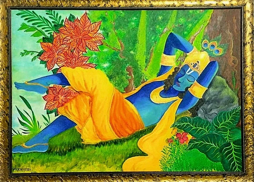 Krishna, 2016
Acrylic on Canvas
4 x 6 feet
