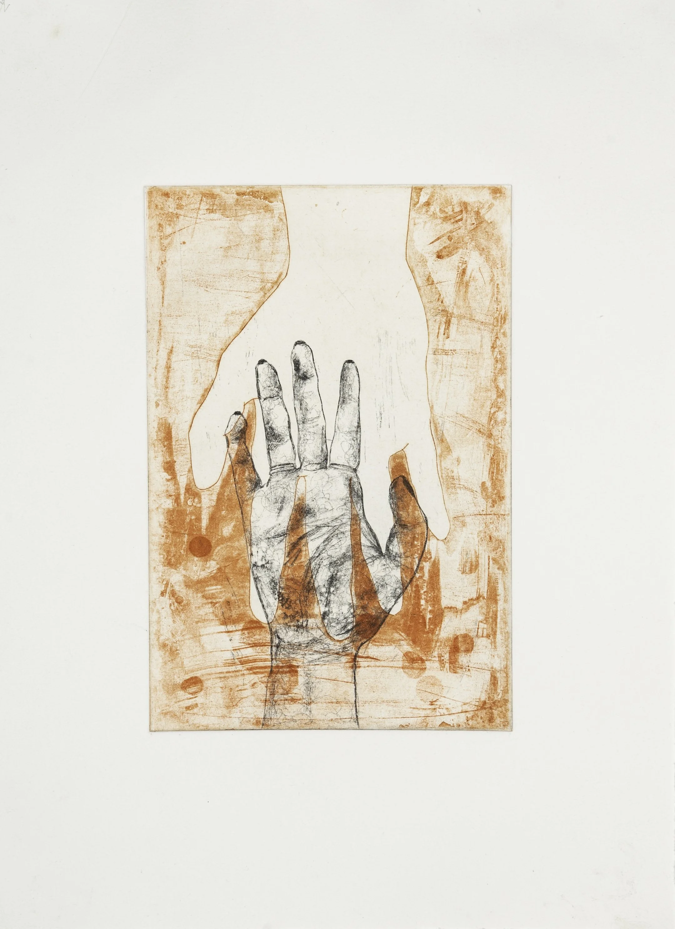 Untitled (I still love you II), 2019
Copper plate etching 
9" x 16"