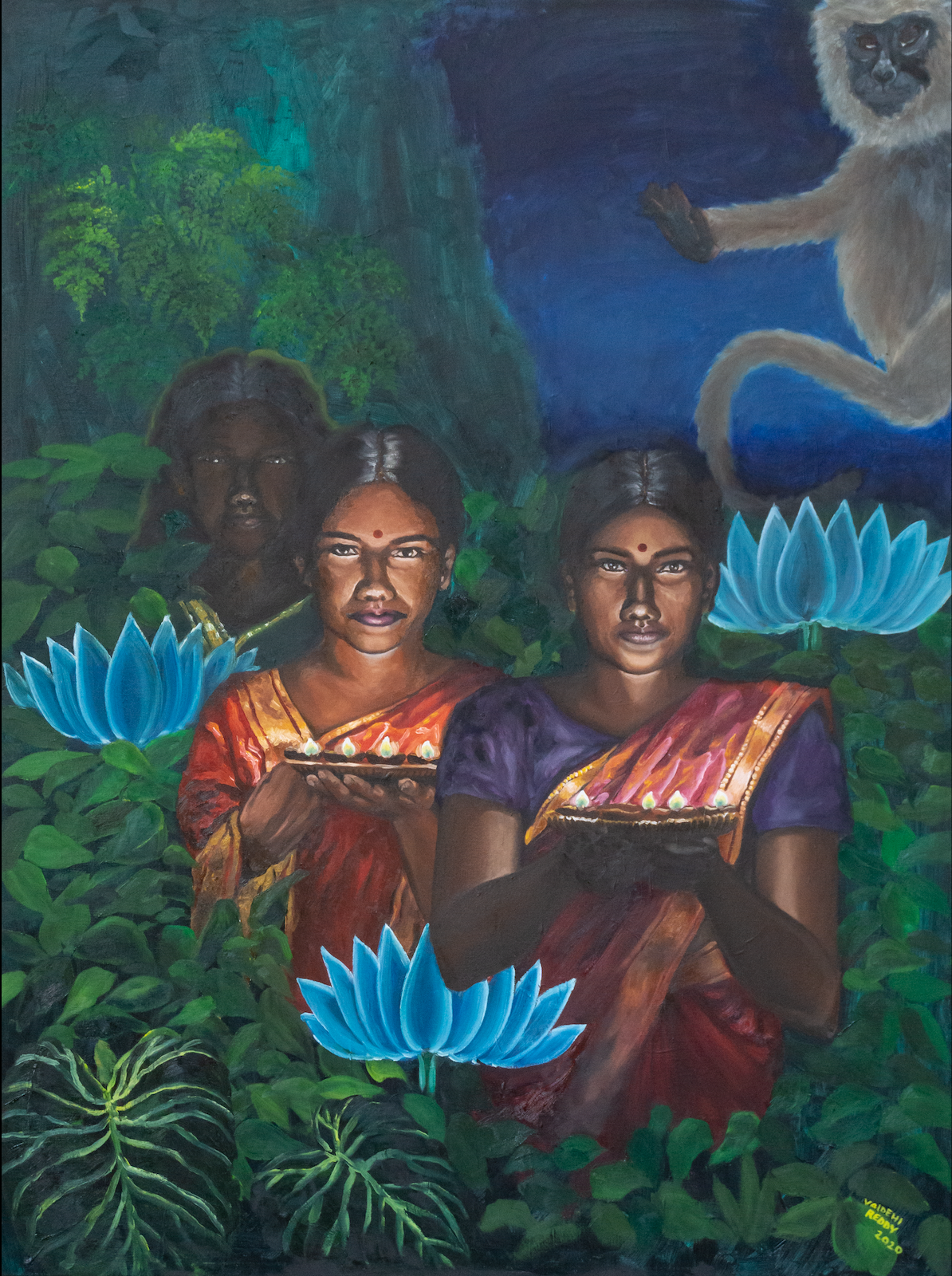 Again Jalao Re, 2020
Oil on canvas 
4 x 6 feet