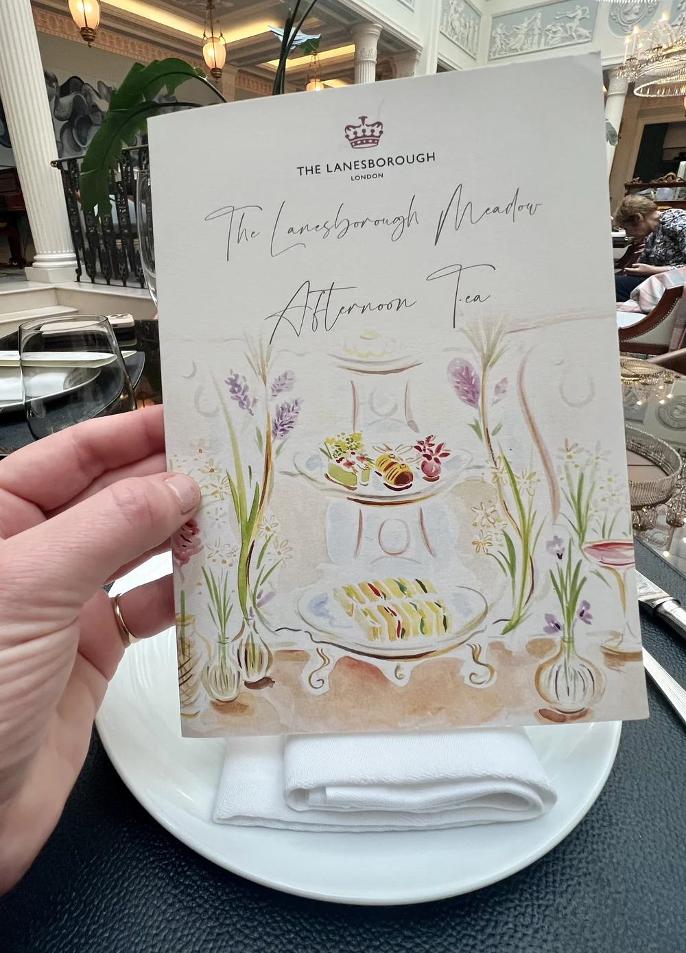 The Lanesborough Hotel: tea service menu