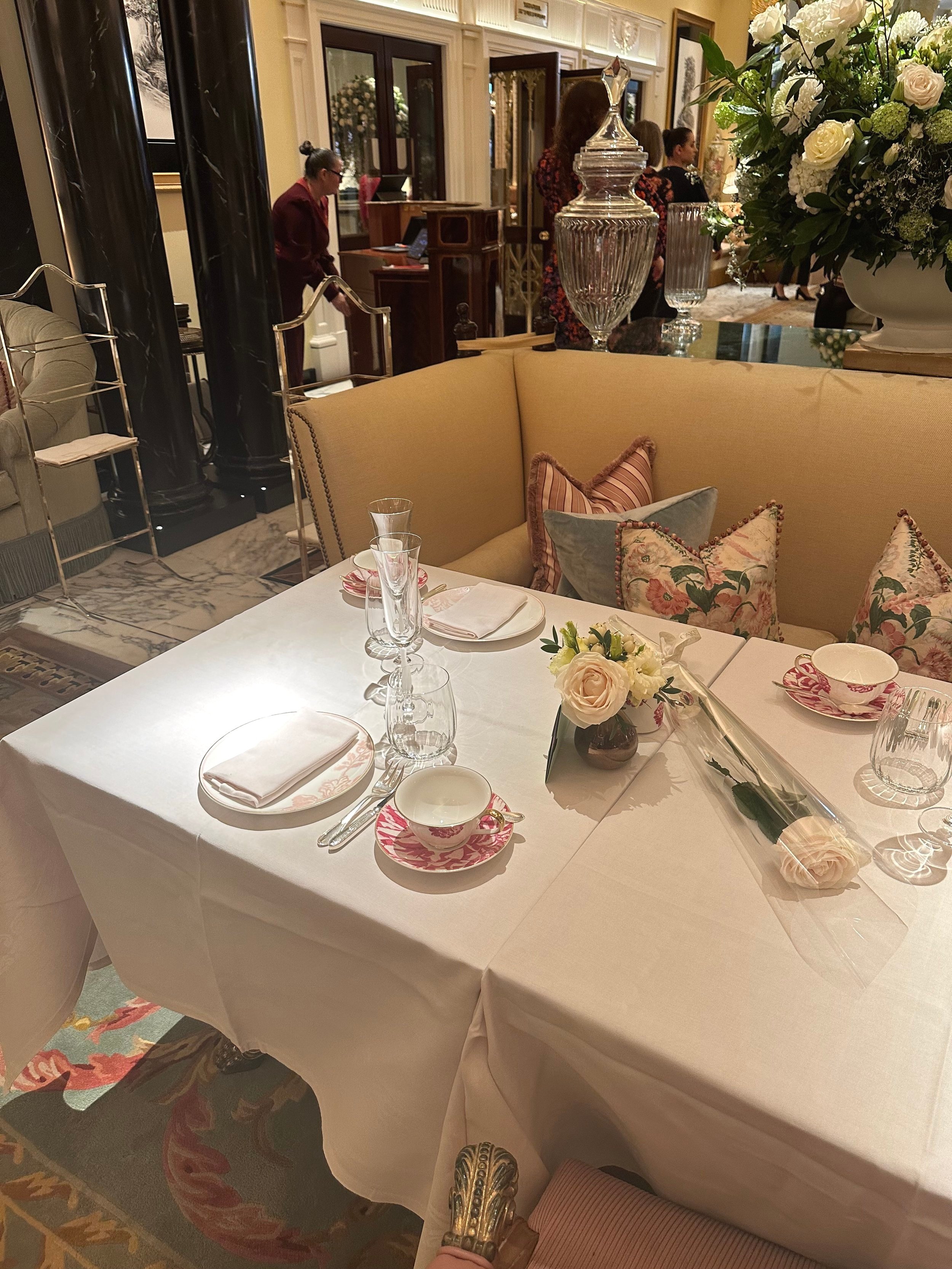 Dorchester: table setup