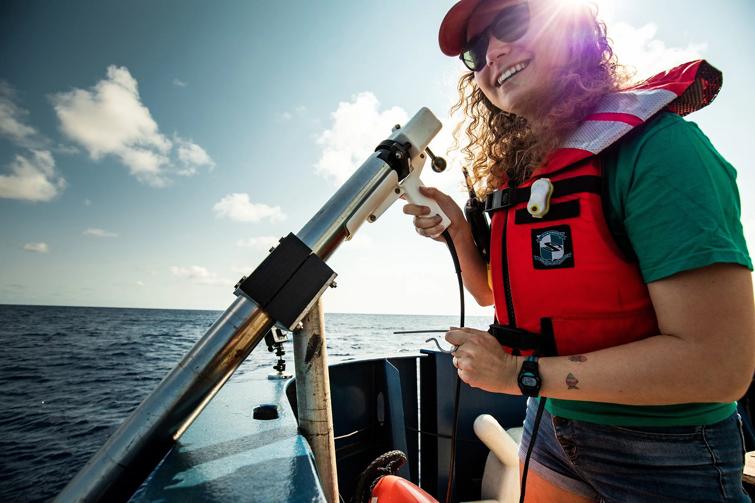 (Photo by Daniel Hentz, © Woods Hole Oceanographic Institution)