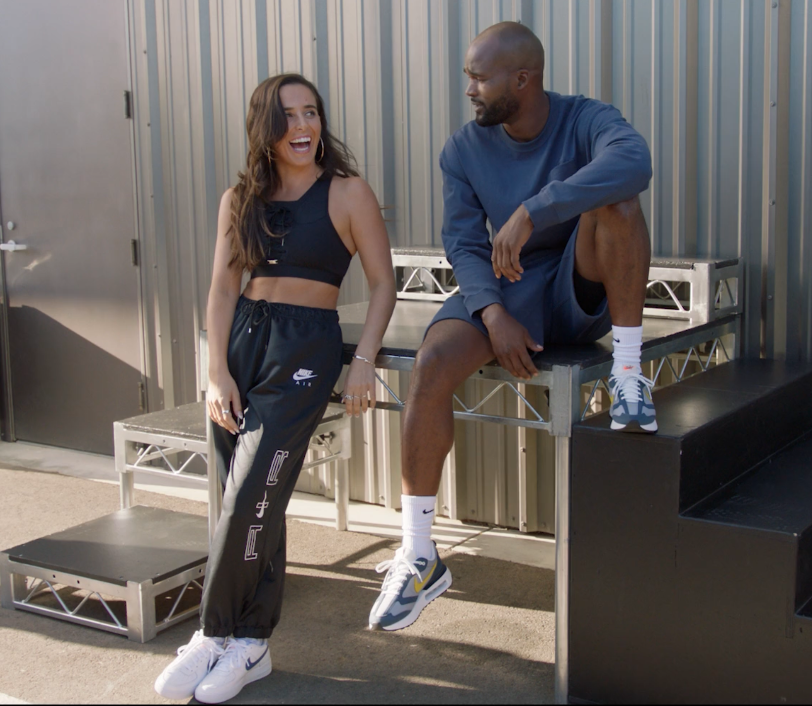 Nike, hard light, soft light, athletic apparel.