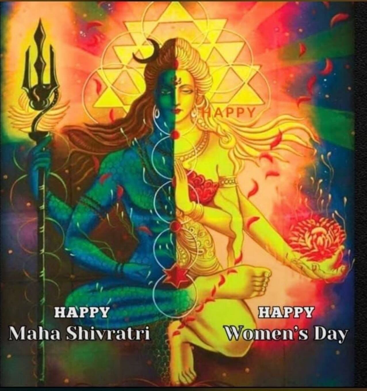 Happy International Women&rsquo;s Day!

Today in my culture, we also celebrate MahaShivratri, a Hindu festival honoring a deity representing refined masculinity. It&rsquo;s a hopeful vision to see both occasions
 acknowledged together.

There is so m