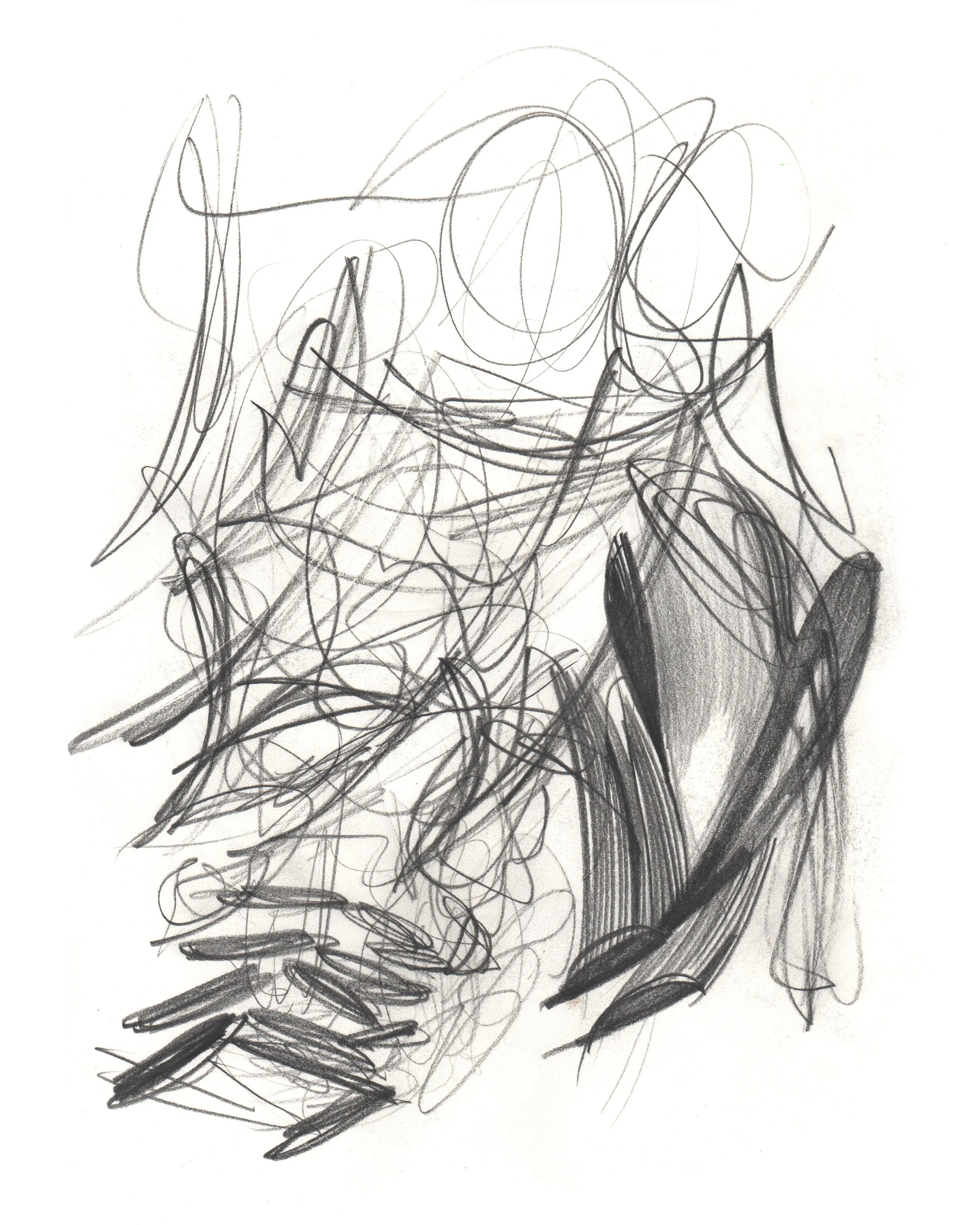 This drawing is inspired by the story of Hagar and Ishmael as described in the Old Testament. Hagar is an egyptian slave cast out into the desert where she searches for water with her son. These infinity-like shapes are derived from the ridges on the