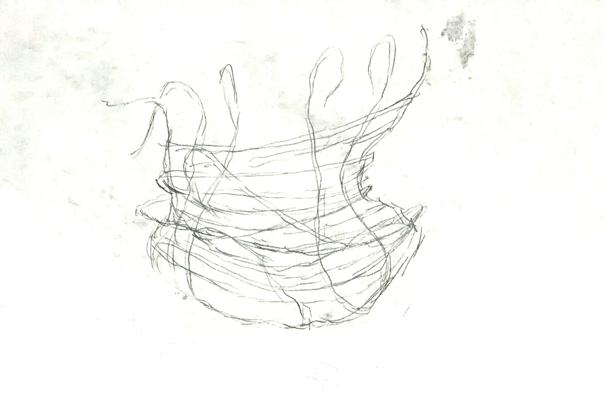 This sketch is about relationships - the floaty uncomfortable feeling you get when someone is about to flake on you, leave you feeling a little foolish and a little more guarded, bitter. There's some thrill in this feeling, I know we take sick pleasu
