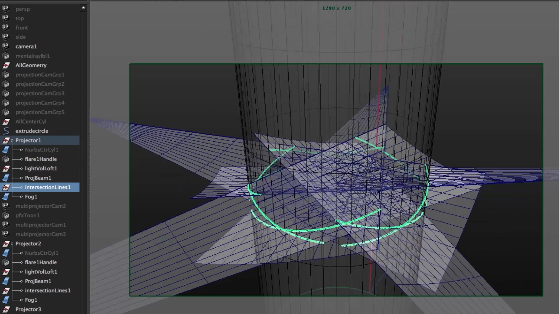 I work in 3D and 2D animation software to design the content. There are 5 projection sources surrounding the Jewel water feature and 10 projectors total. Digital simulation was essential to the show design process. 