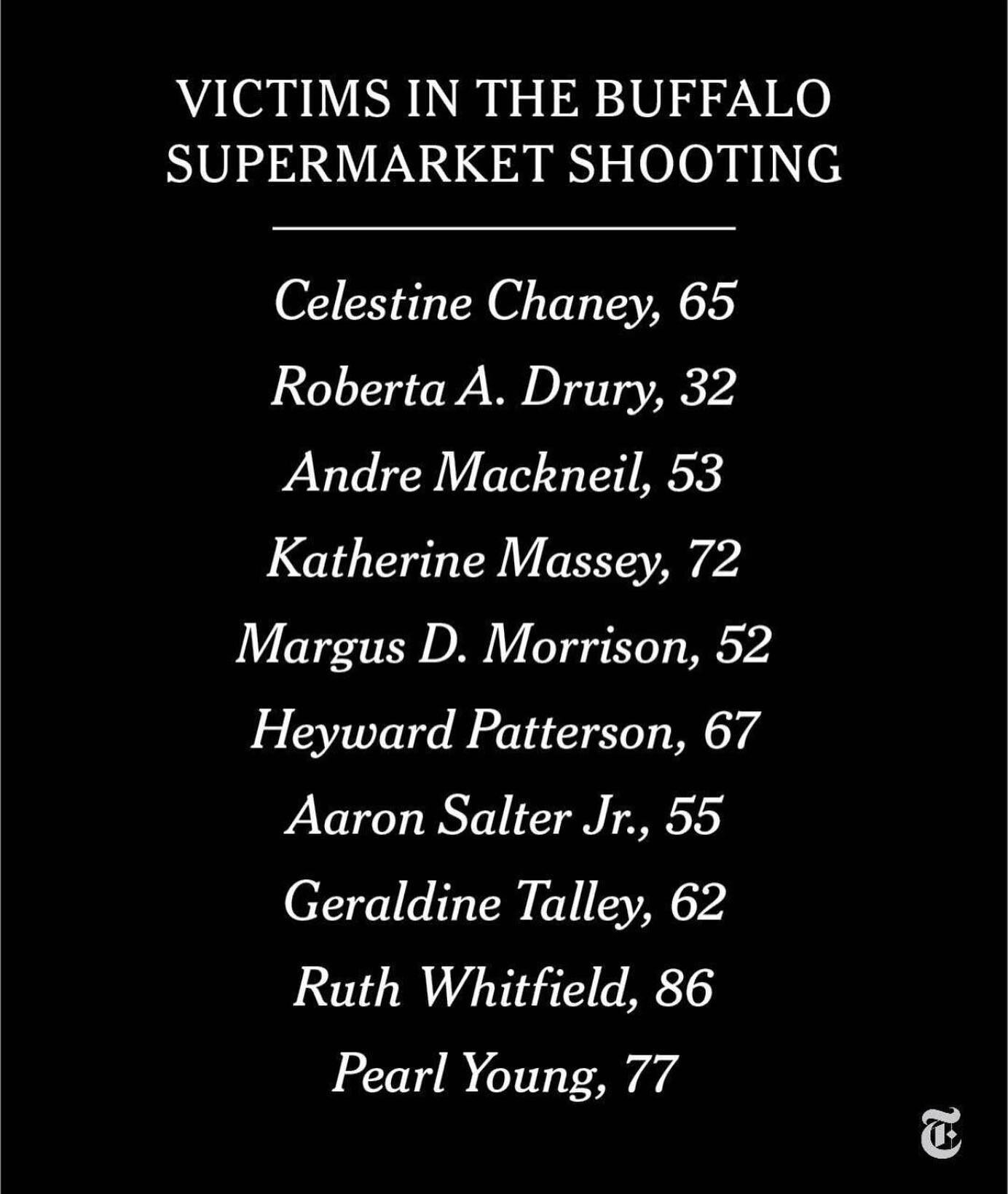 SAY THEIR NAMES 🗣
.
.
.
.
Tragedies like this one remind us that we still have so much more work to do. To hear about a racially motivated hate crime against black people in 2022 is disheartening. We stand on the side of equality and justice. Please