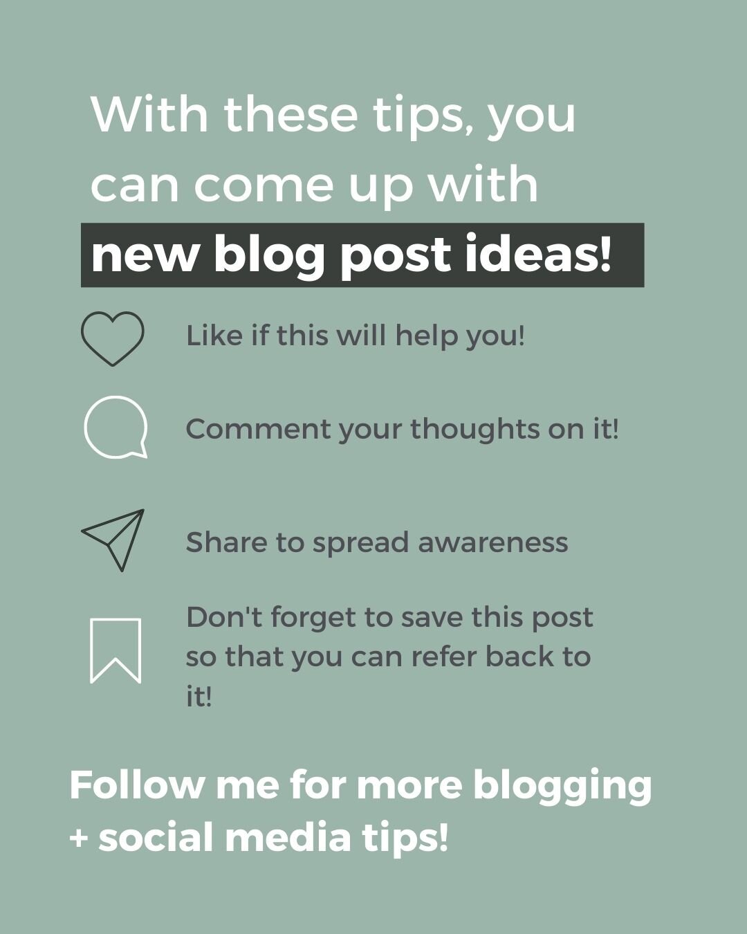 My favorite ways to come up with new blog ideas.
Will you try any of these? Let me know in the comments below!
 #squarespace #newbloggers #bloggingtips #socialmediamanagers #bloggersofinstagram #bloggingtips #virtualassistanttips #freelancertips #con