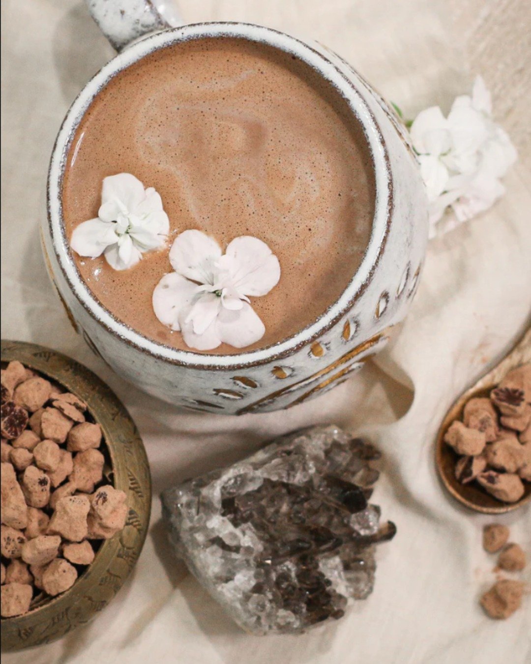 🌿 Cacao &amp; Sound - Inner Healing Journey 🌿

Our sacred cacao journey is a beautiful heart-opening ritual of savouring a small cup of highly concentrated ceremonial grade cacao. It's followed with gentle guided breathwork in order to dive deep in