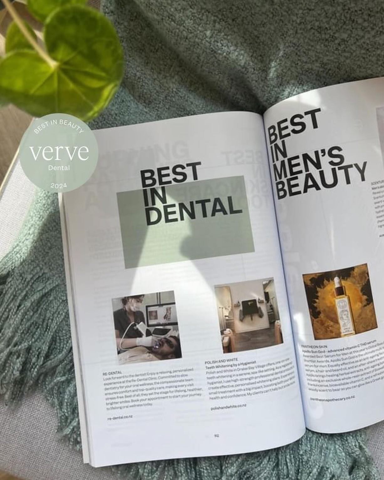 We&rsquo;re excited to share that Re-dental has received the Verve Best in Beauty Award for Best in Dental for the second year in a row! This award reflects our team&rsquo;s dedication to providing top-notch dental care. We&rsquo;re grateful to our p