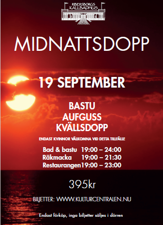 Midnattsdopp - endast kvinnor