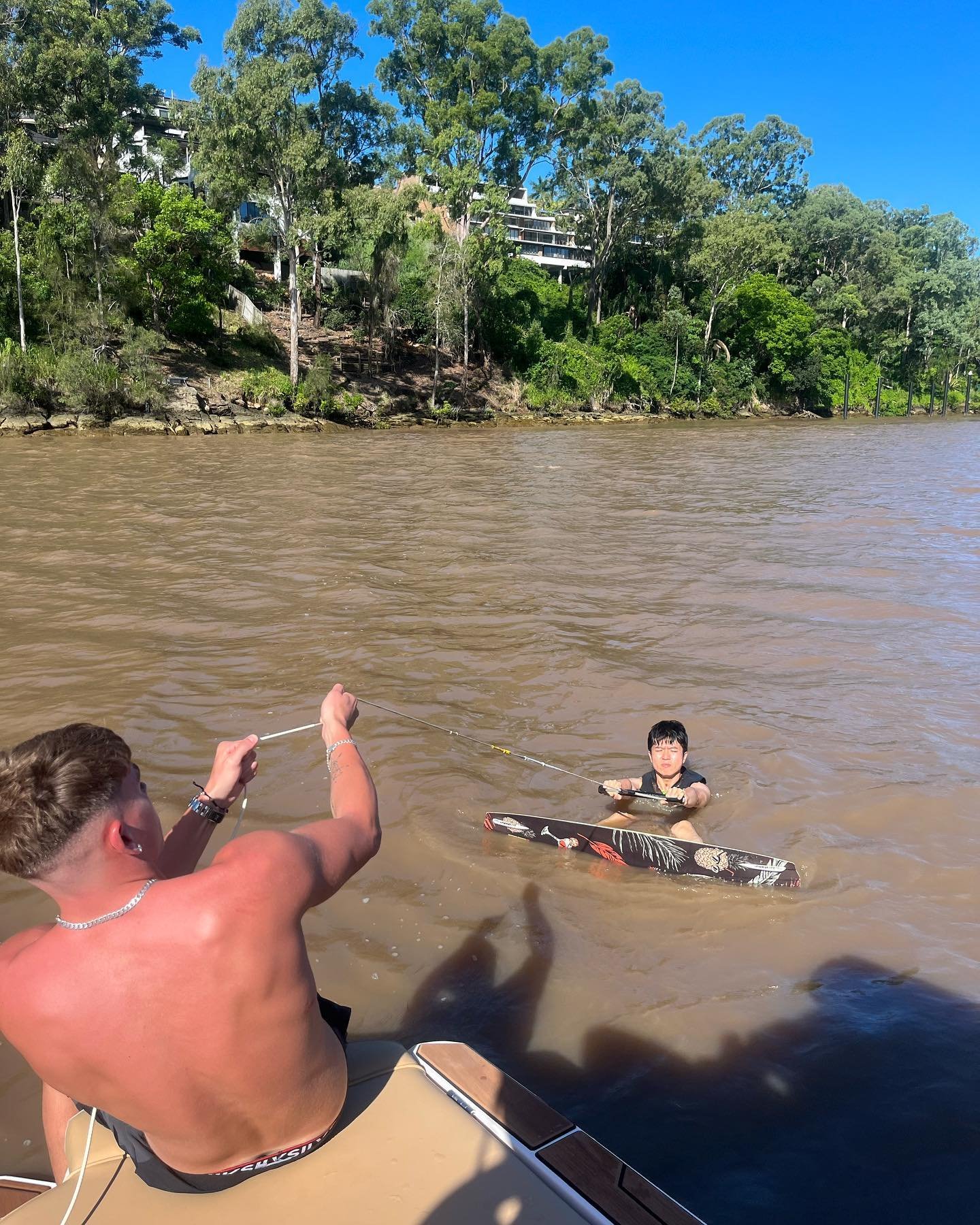 Happy Monday everybody. We had our new members day yesterday on the lovely Brisbane river and the day was a massive success. 

We had so many new riders come down and successfully learn to wakeboard and waterski. We hope you all had as much fun as we