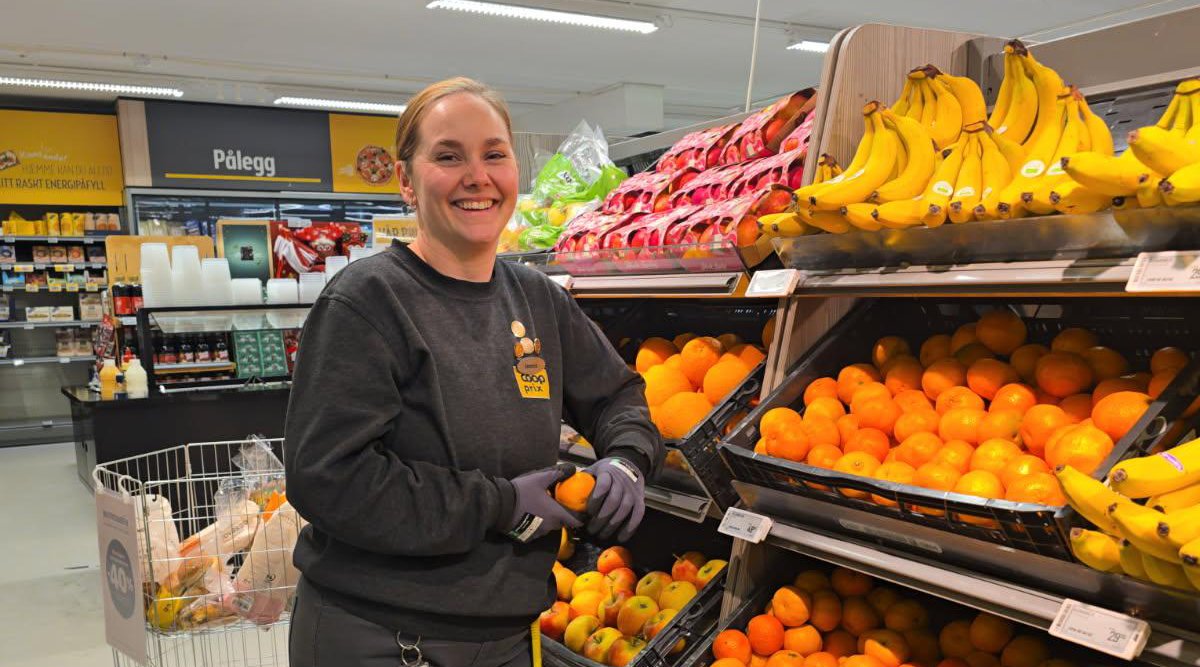Veronica Edvardsen står alltid klar med et smil og gode råd.