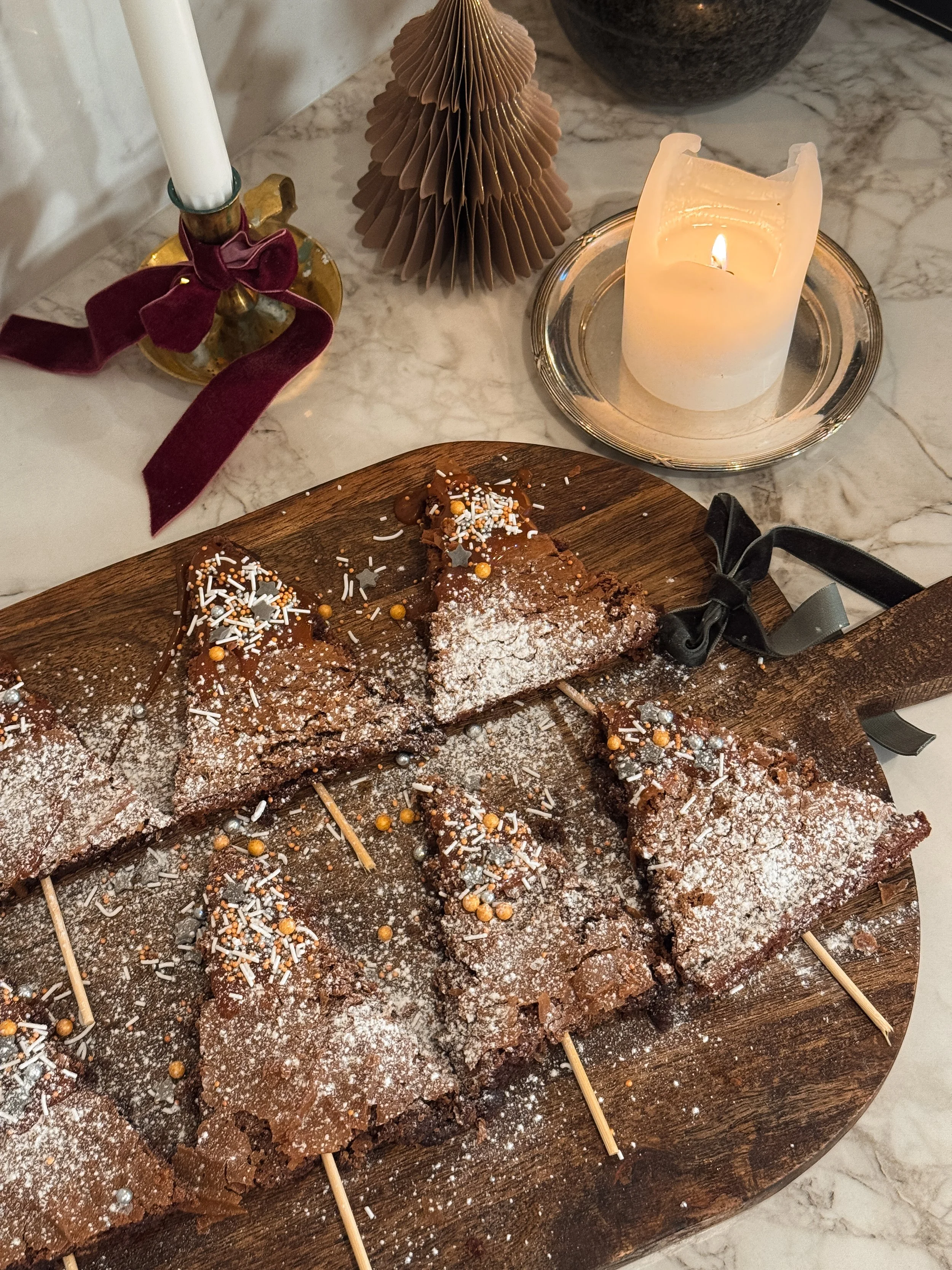 Julebrownies