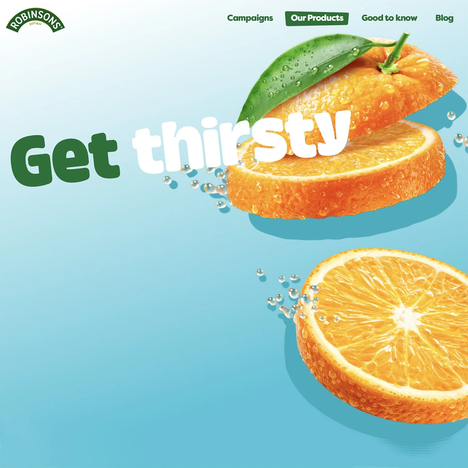 Robinsons website copy