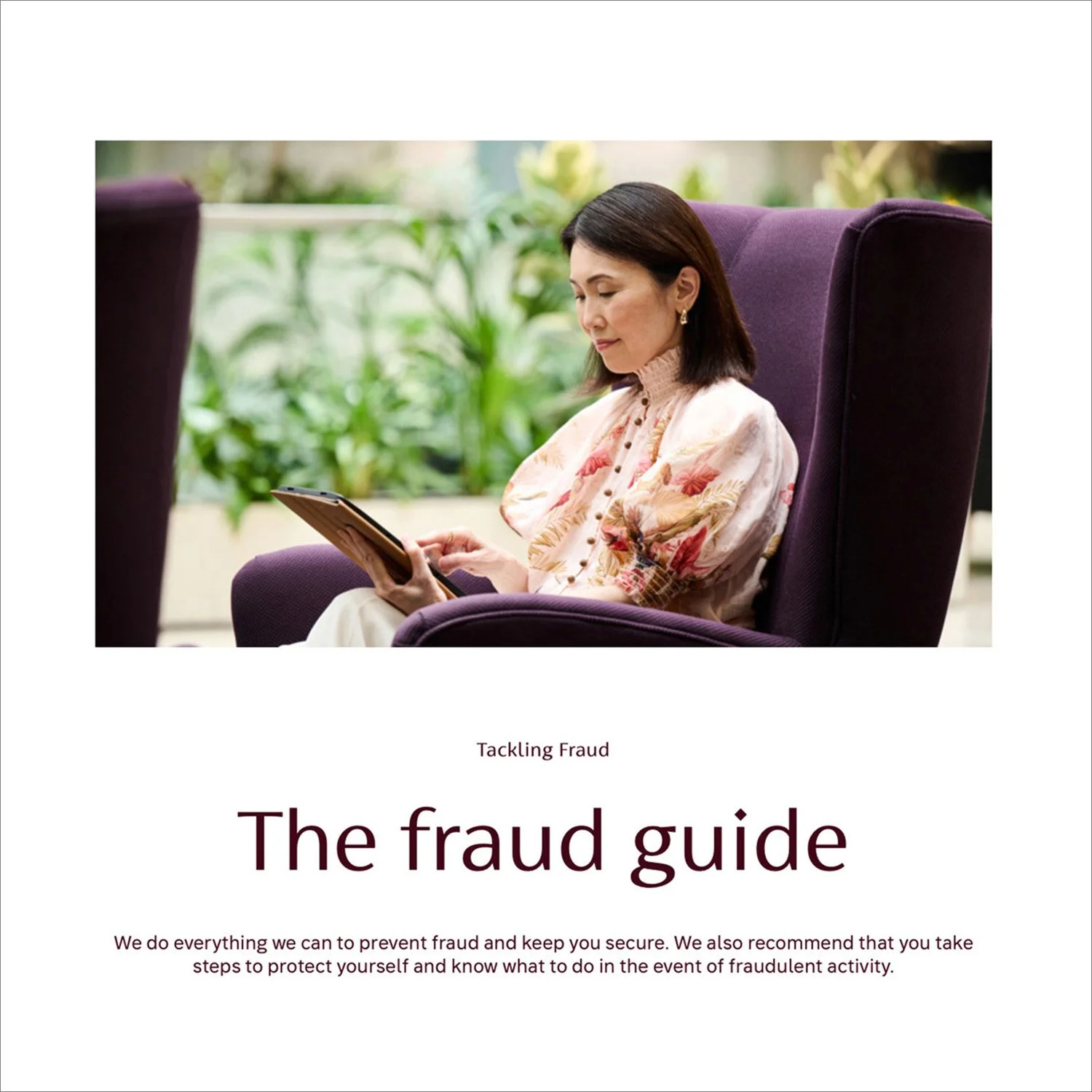 Coutts website: fraud guide