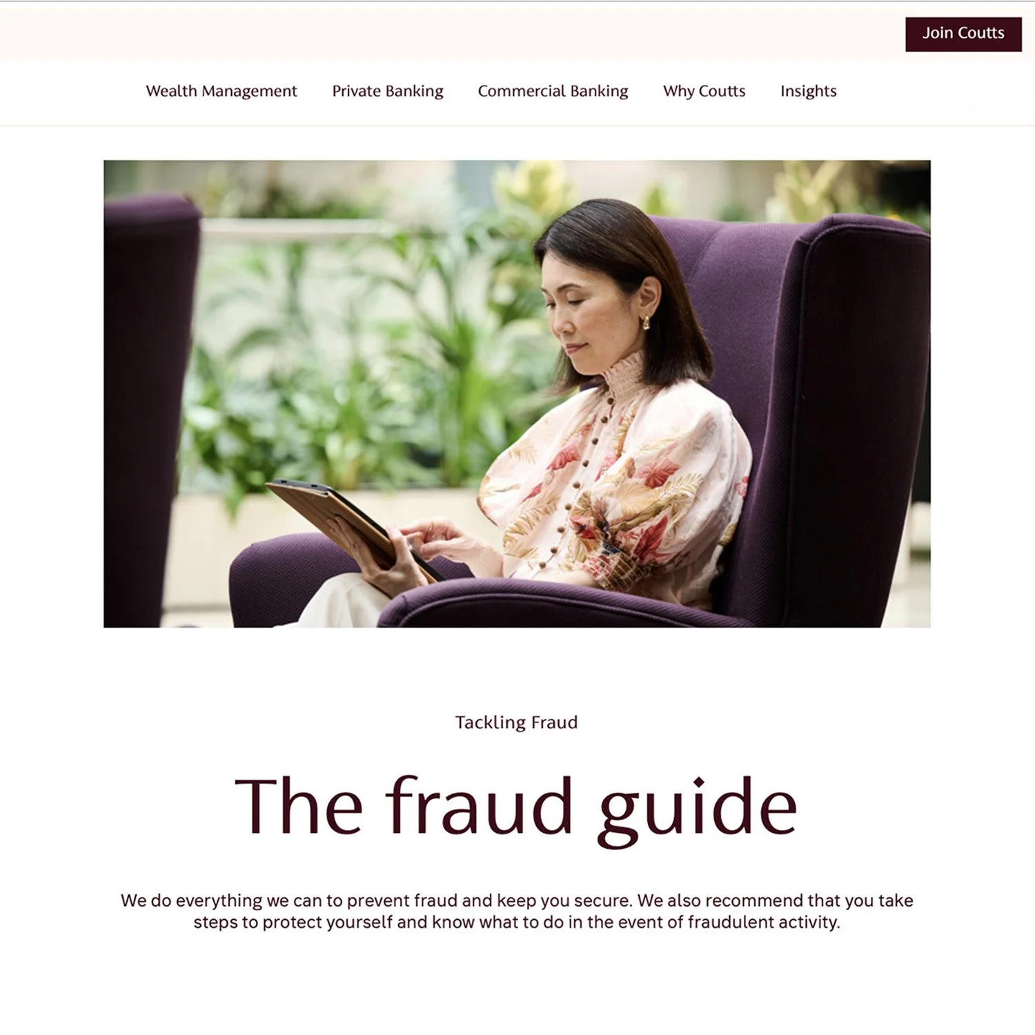 Coutts fraud guide