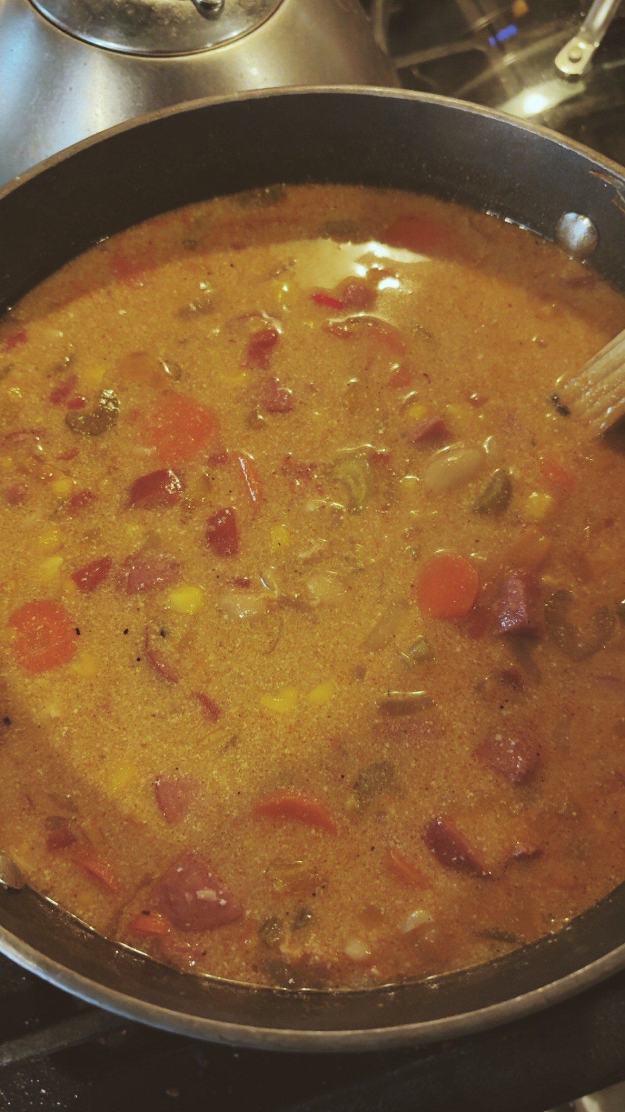 Southwest Chicken Corn Chowder