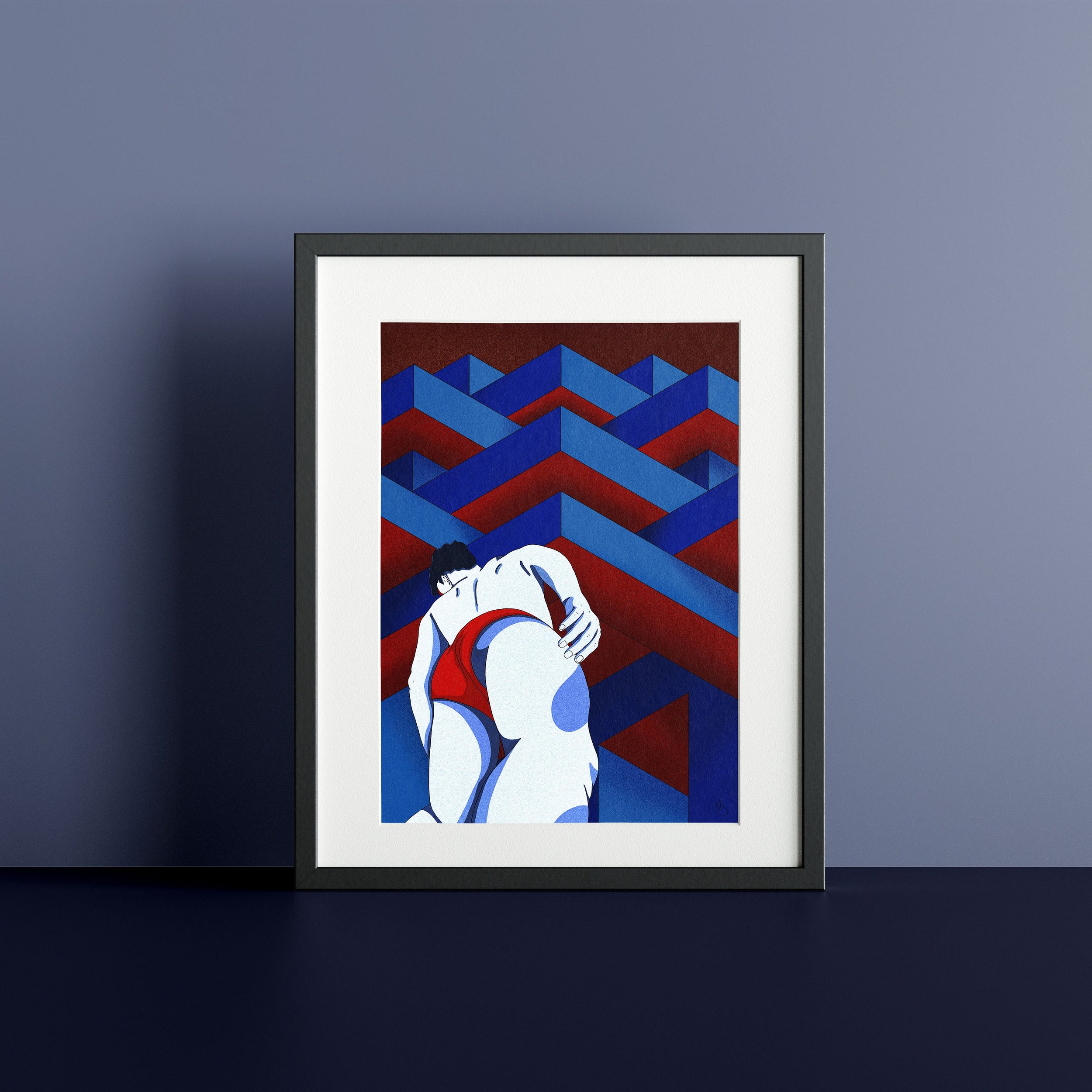 Into Geometry- A3/A4 Fine Art Print