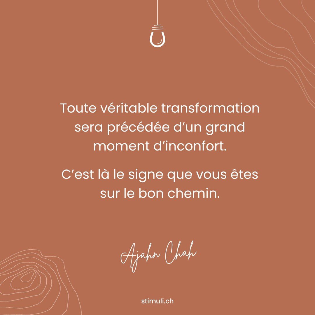 | 𝙼𝙾𝚃𝙸𝚅𝙰𝚃𝙸𝙾𝙽 | 

C'est lundi et c'est le jour id&eacute;al pour un petit shot de motivation ! 💫

Le changement n'est pas toujours agr&eacute;able au premier abord. Il nous pousse &agrave; sortir de notre zone de confort et adopter de nouve