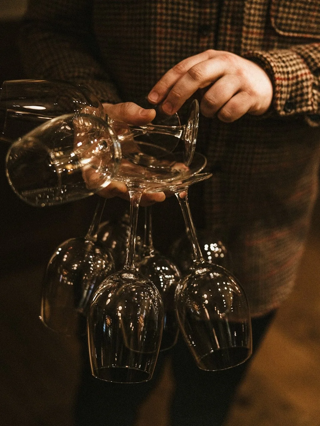 setting the scene for wine night