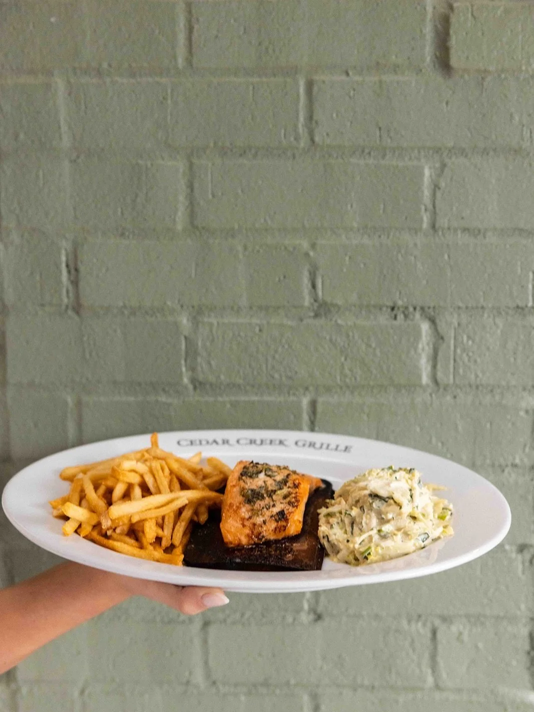 The dish that started it all... ⁠
Cedar Plank Roasted Atlantic Salmon✨️