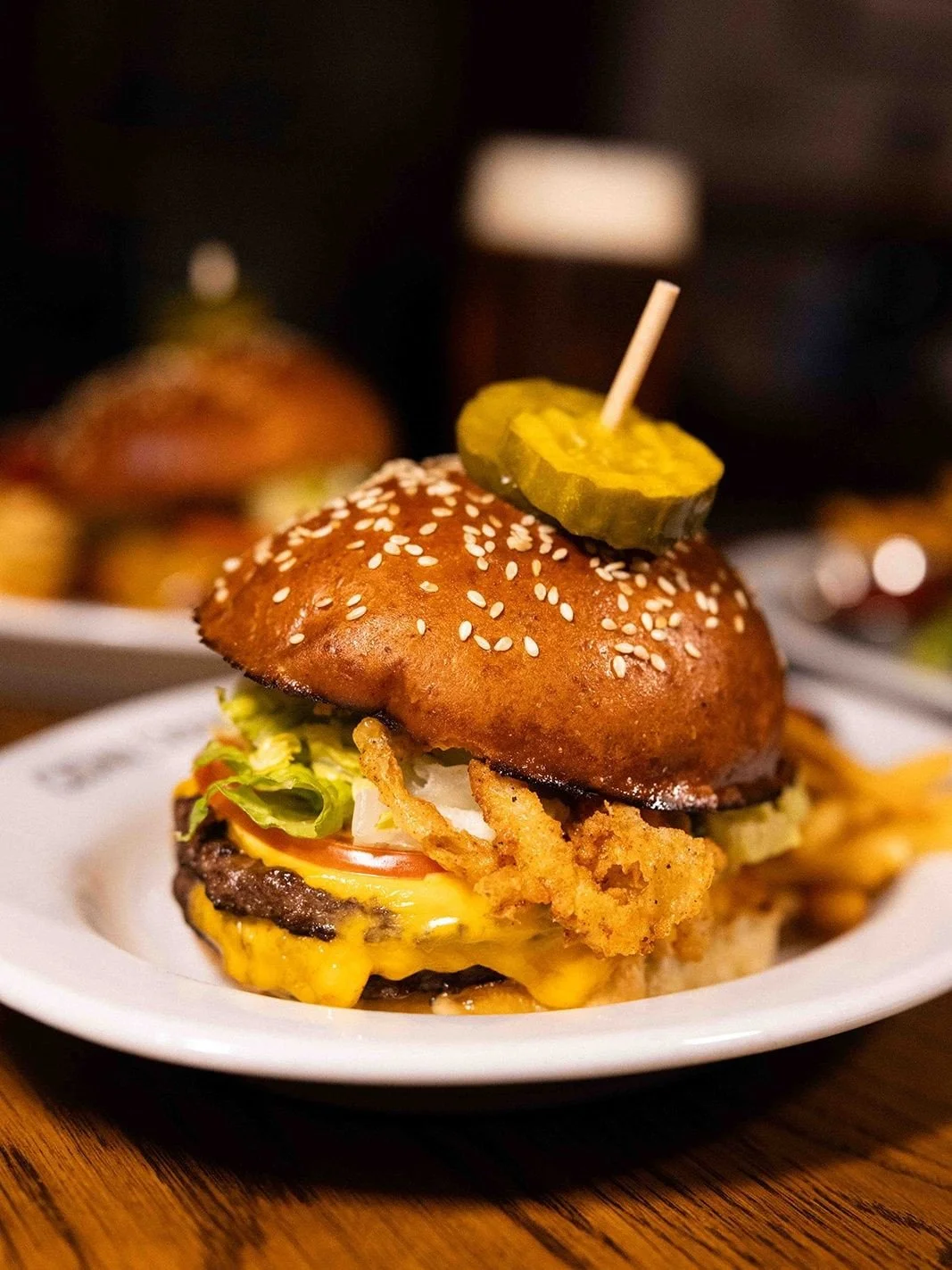 midweek pick me up: burger night at CCG.