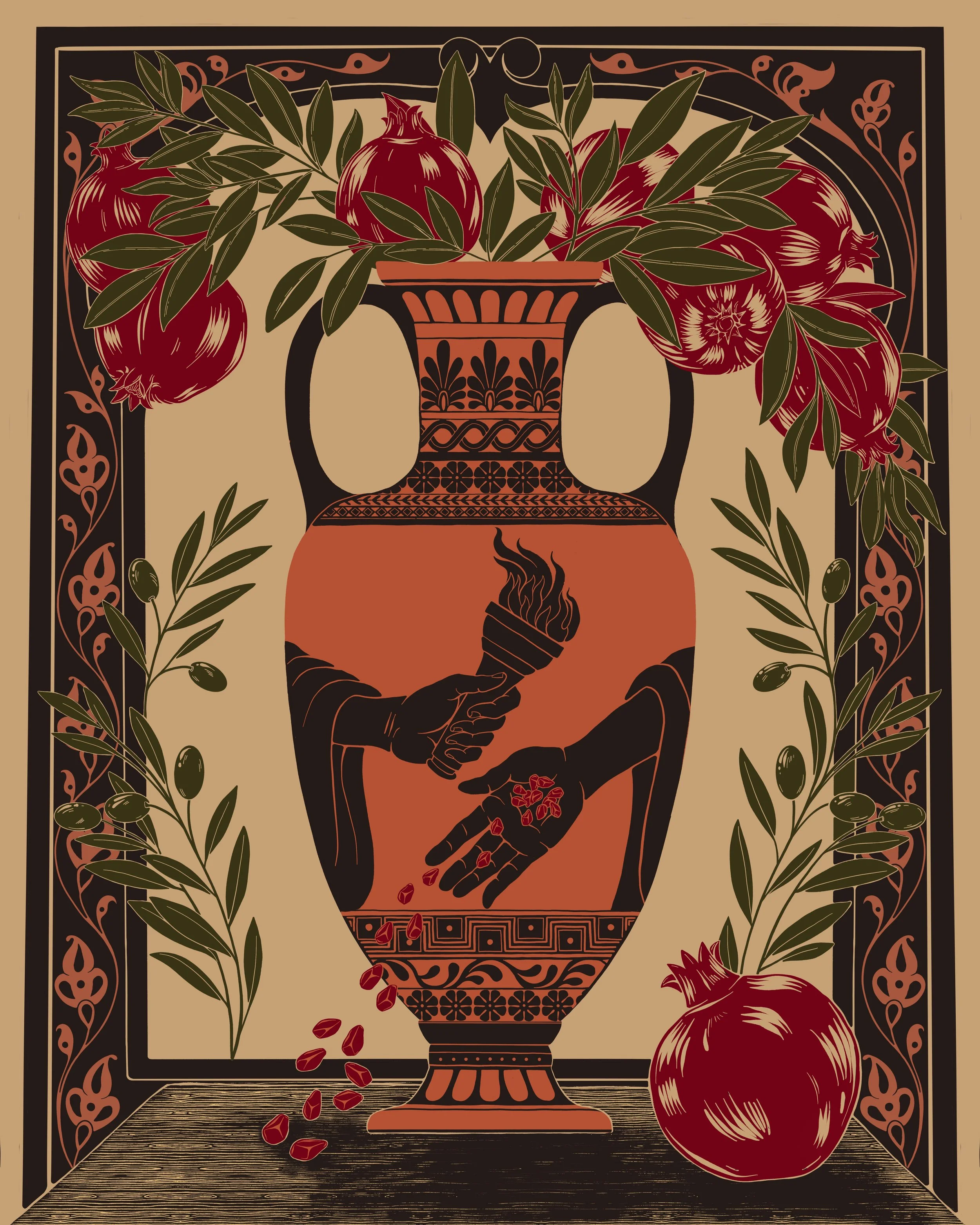 Amphora + Pomegranates. 2023.