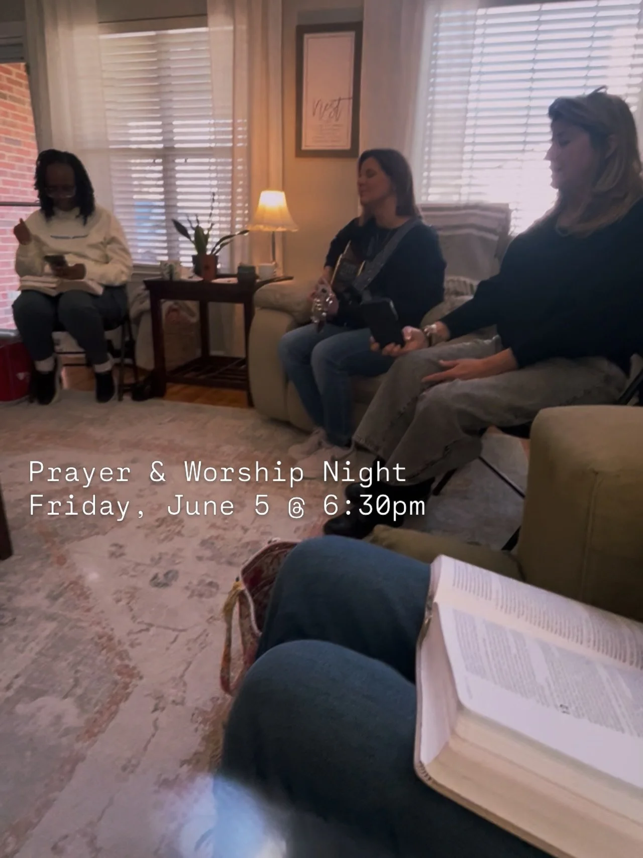 Prayer &amp; Worship Night
Friday, June 5 @ 6:30pm

wearetheplace.com/calendar
.
.
.
#worshipnight #women #theplace #franklin #nashville