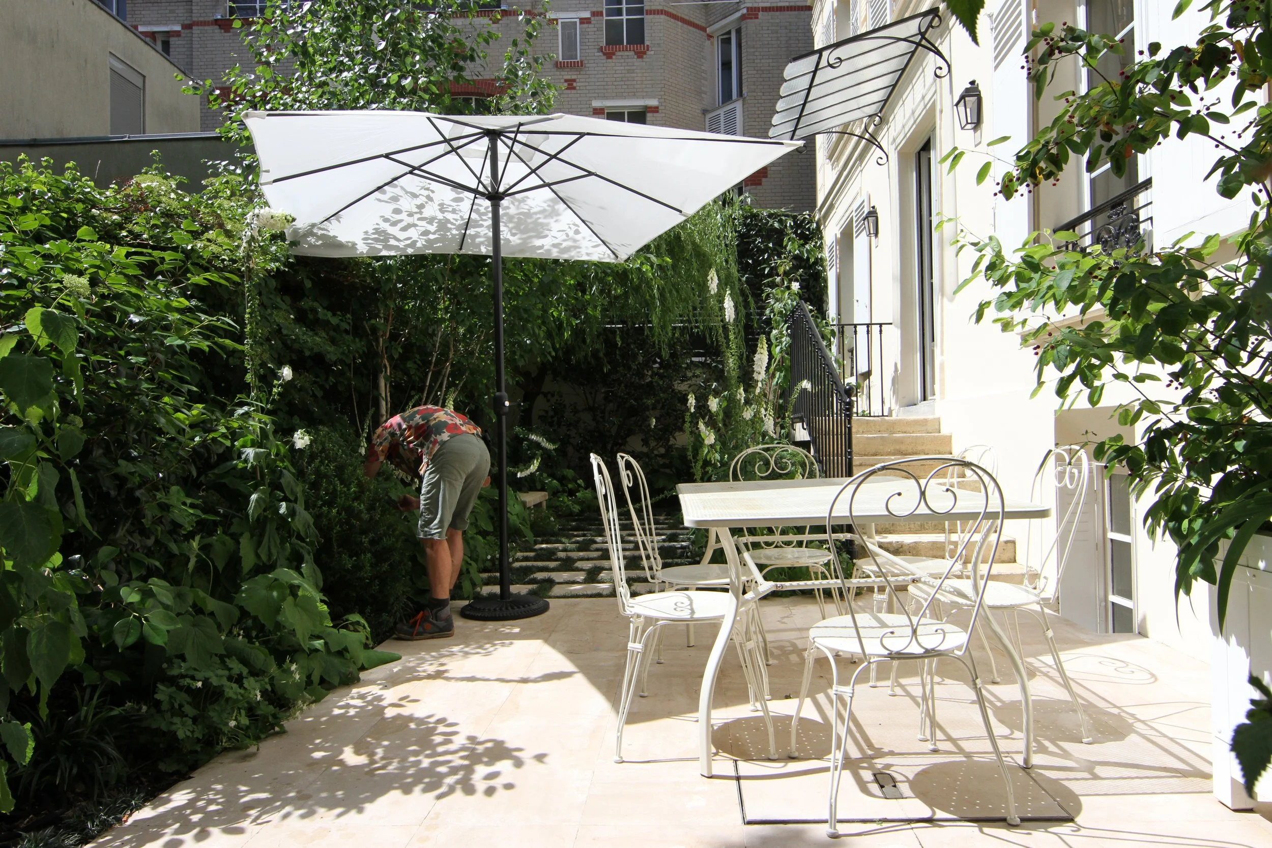 Aménagement de cour à Paris : transformer les contraintes urbaines en paysage