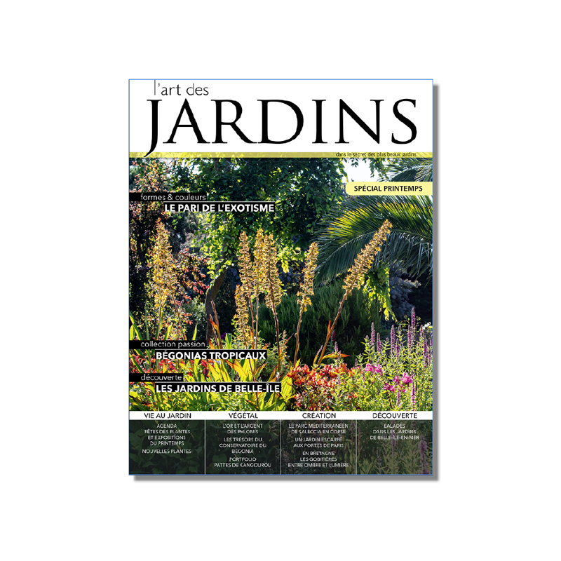 Couverture du magazine Art des Jardins, numéro printemps 2026, avec la parution d’un projet de jardin contemporain à Saint-Cloud signé Simonson Landscape.